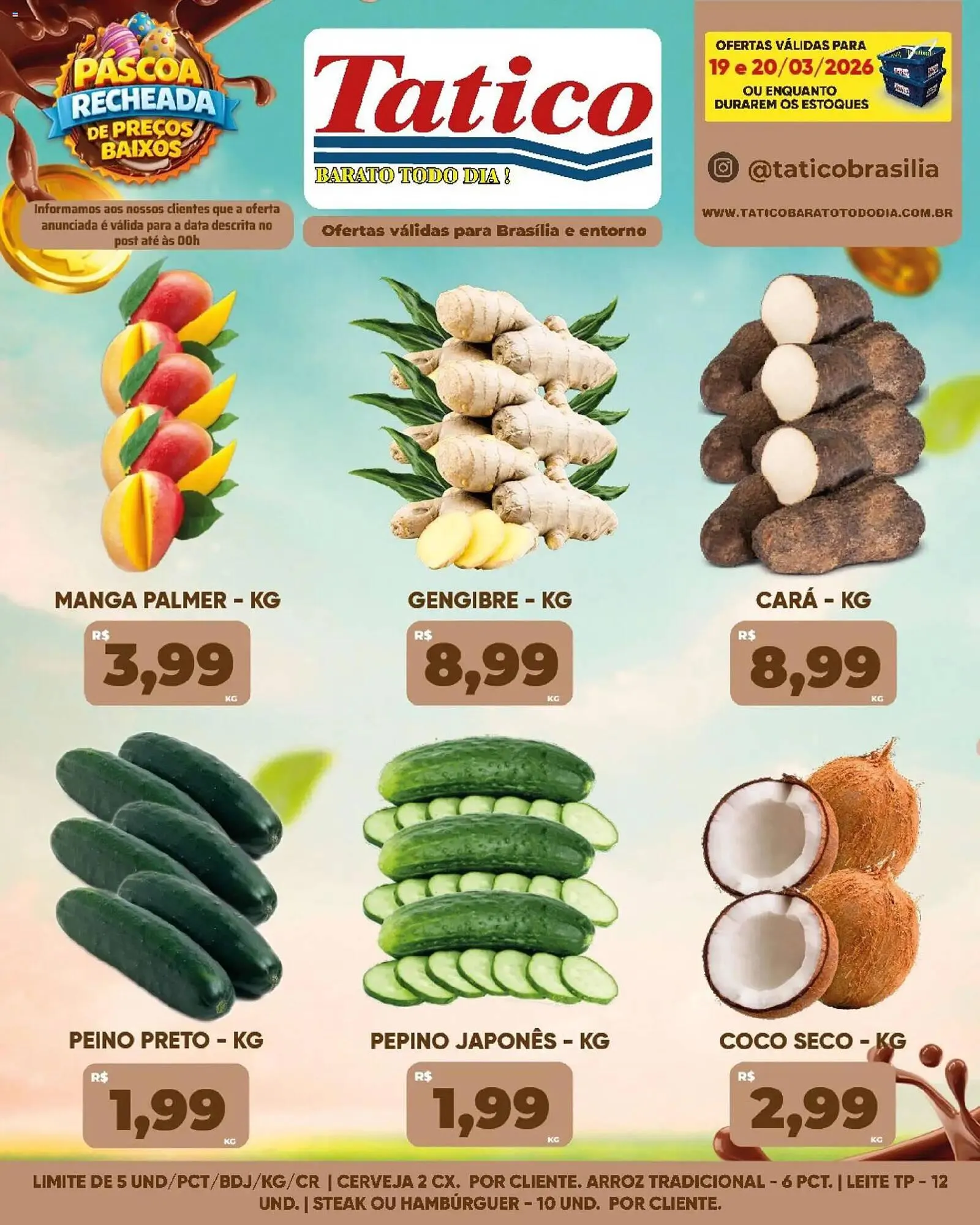 Encarte de Tabloide Tatico 19 de março até 20 de março 2026 - Pagina 1