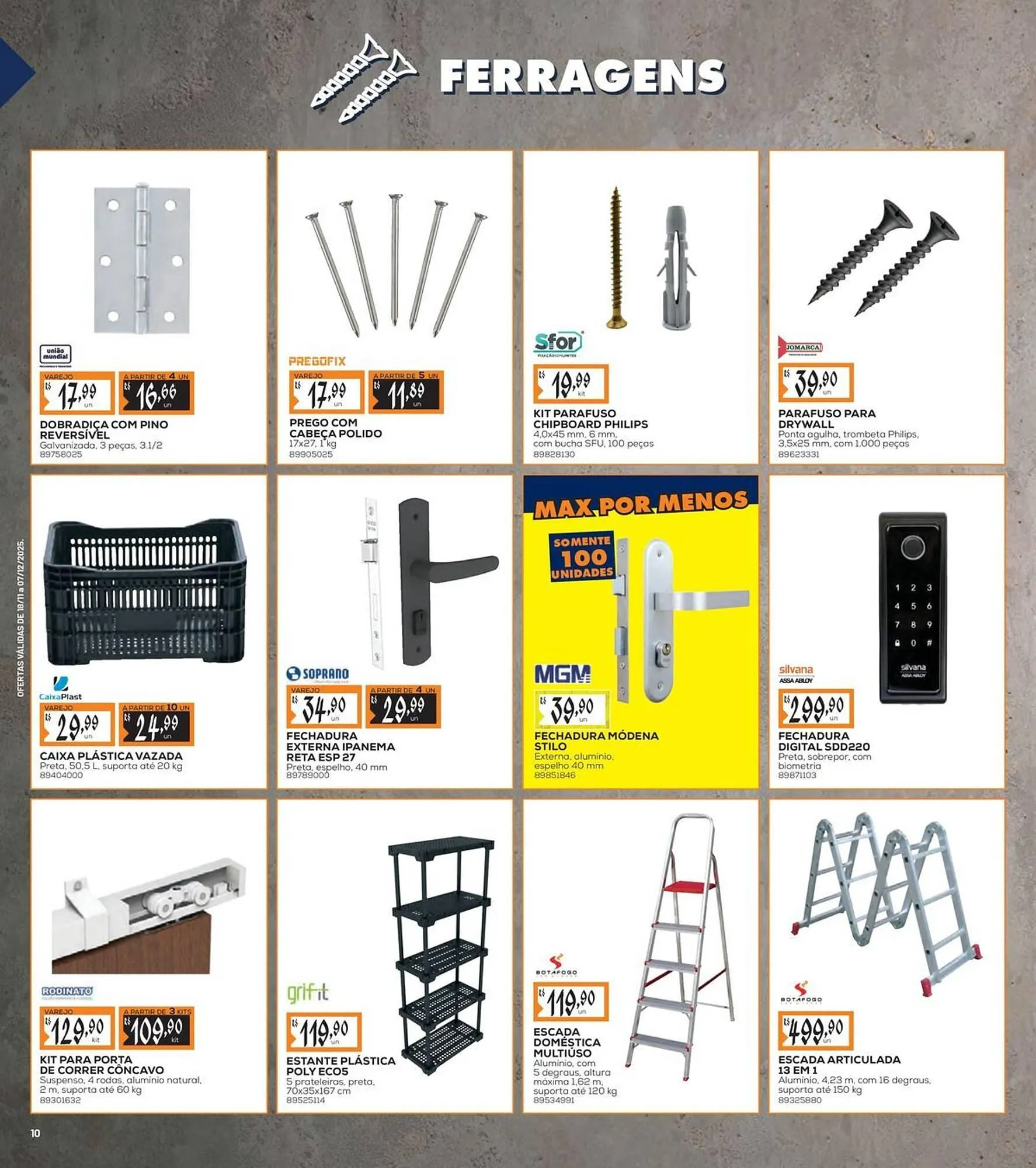 Encarte de Encarte Obramax 18 de novembro até 7 de dezembro 2025 - Pagina 10