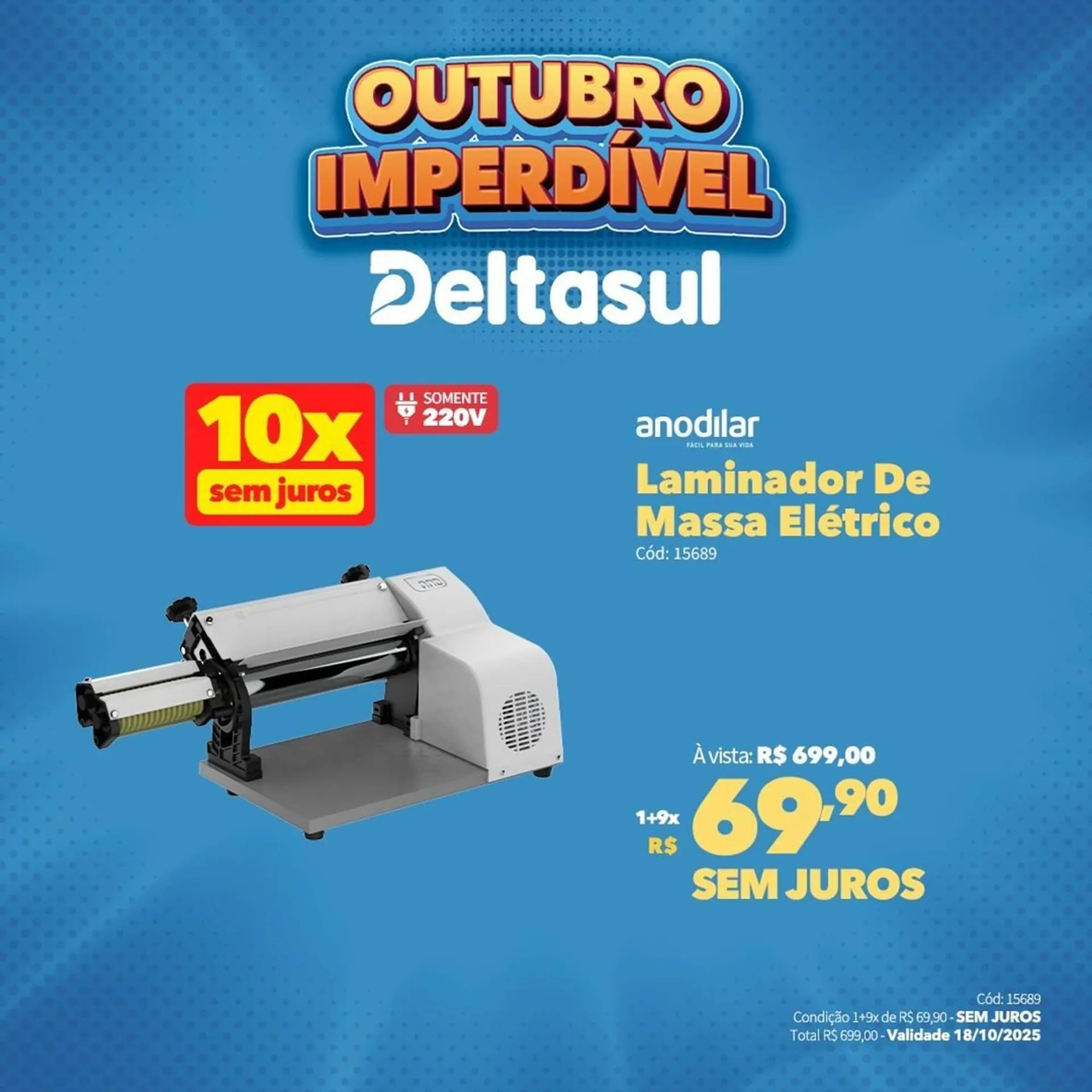 Encarte de Folheto Deltasul 1 de outubro até 18 de outubro 2025 - Pagina 1