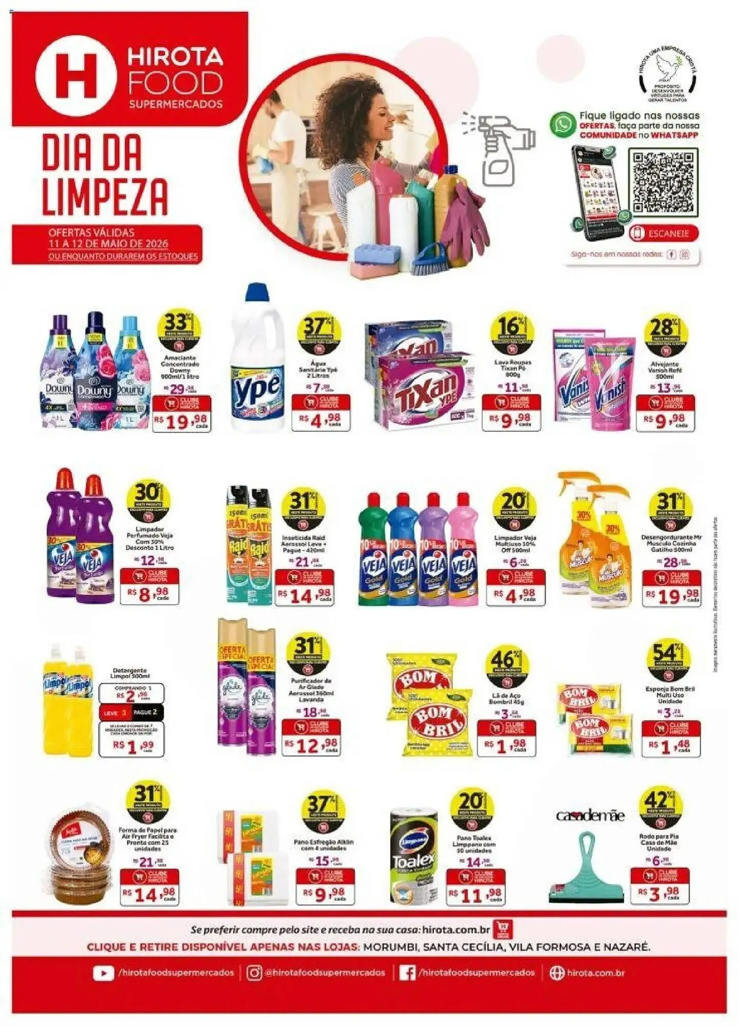 Encarte de Catálogo Hirota Food Supermercado 11 de maio até 12 de maio 2026 - Pagina 1