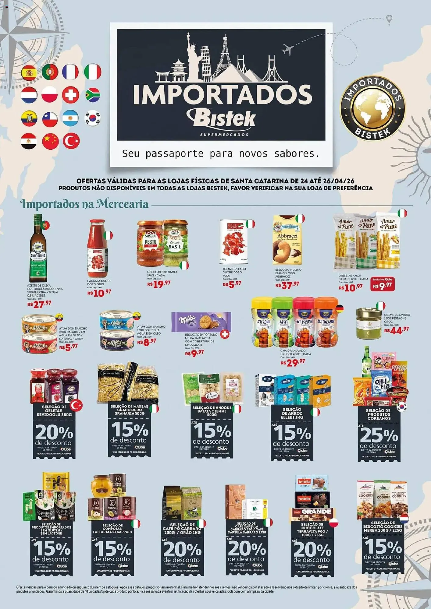 Encarte de Encarte Bistek Supermercados 24 de abril até 26 de abril 2026 - Pagina 1
