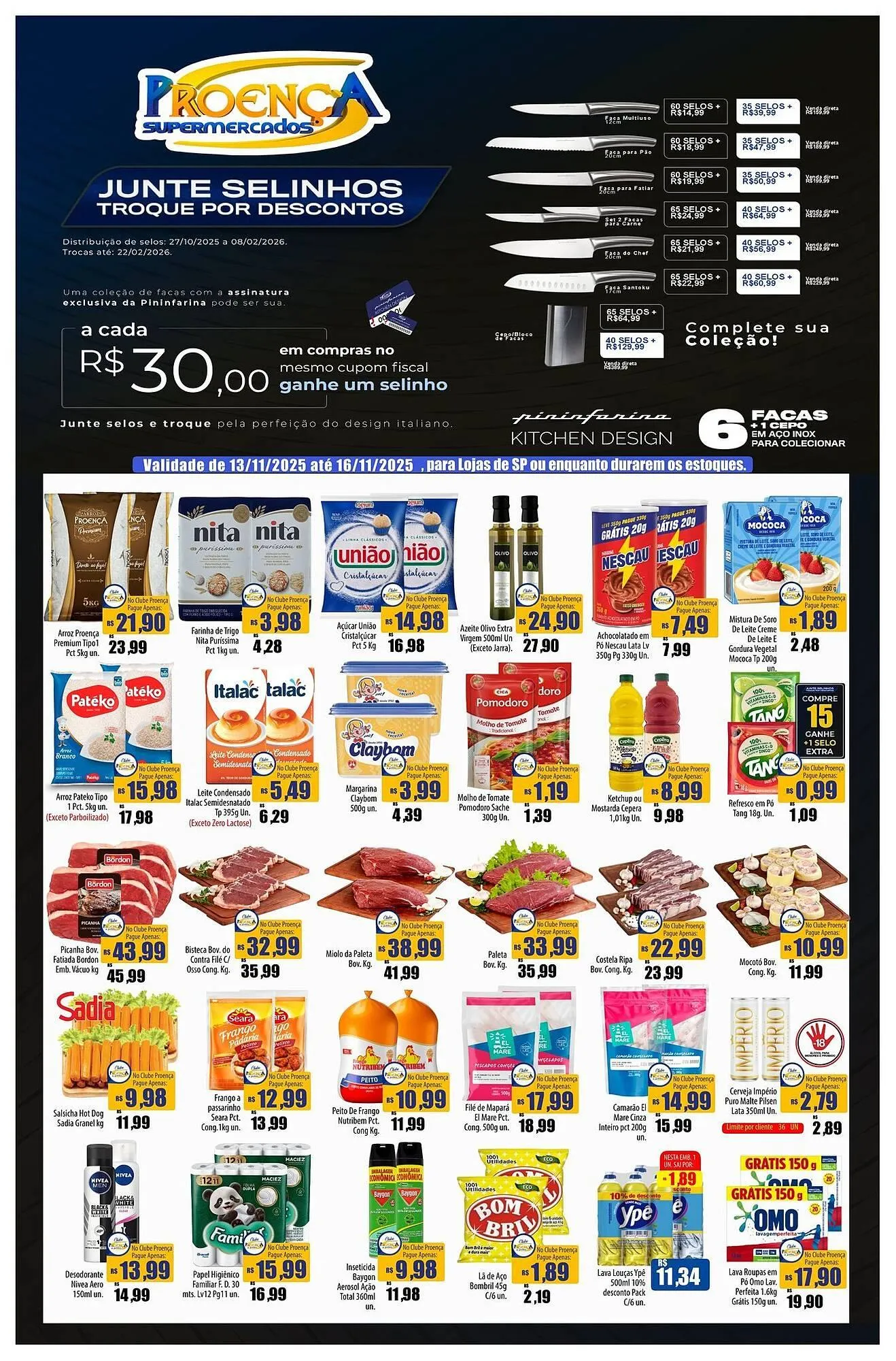 Encarte de Catálogo Proença Supermercados 13 de novembro até 16 de novembro 2025 - Pagina 1