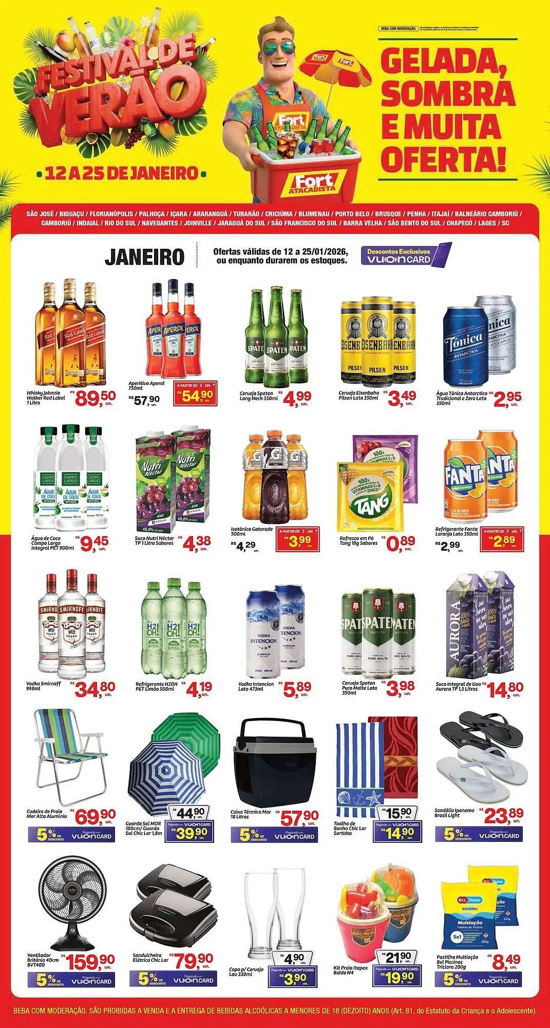 Encarte de Tabloide Fort Atacadista 12 de janeiro até 25 de janeiro 2026 - Pagina 1