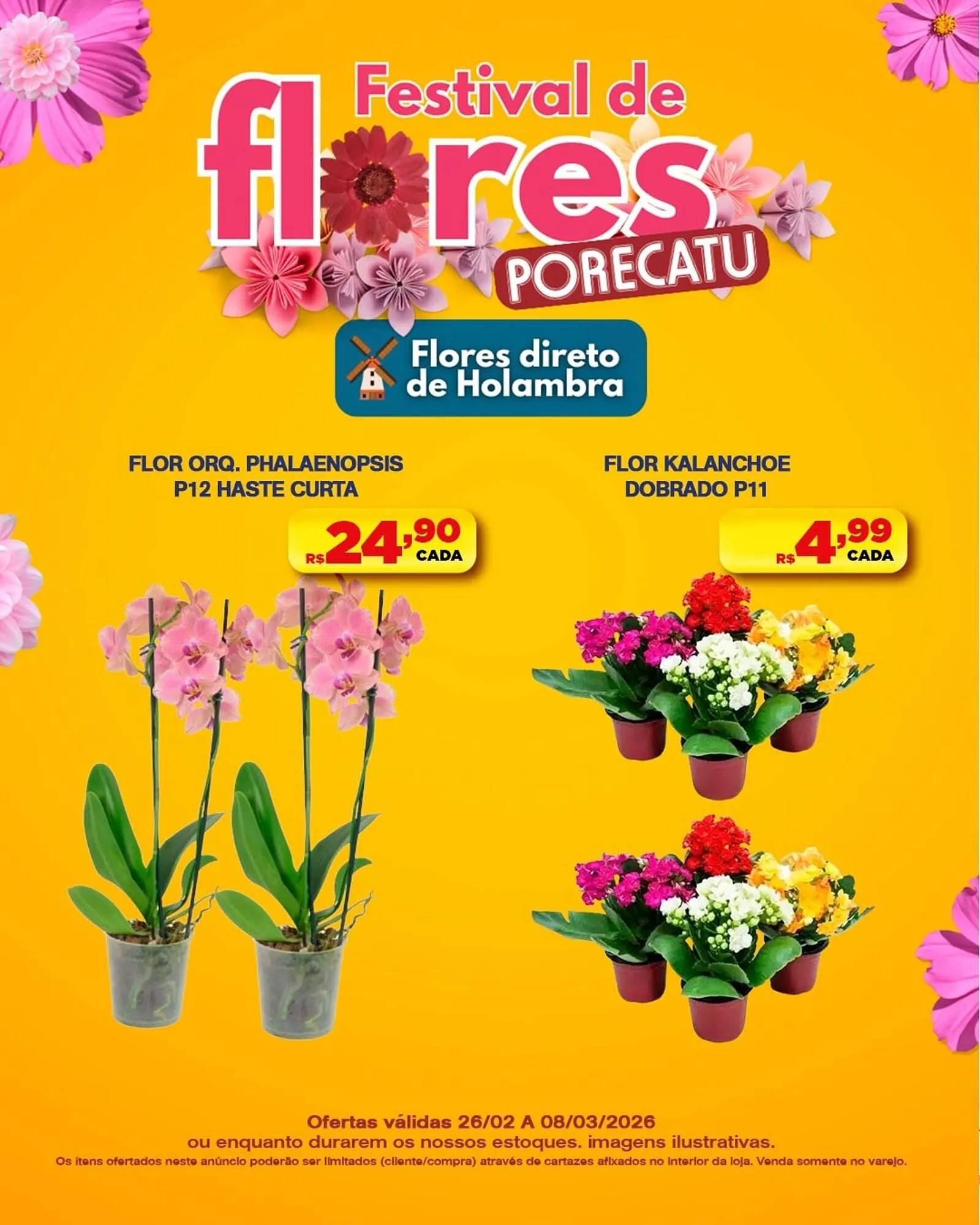 Encarte de Catálogo Supermercado Porecatu 26 de fevereiro até 7 de março 2026 - Pagina 1