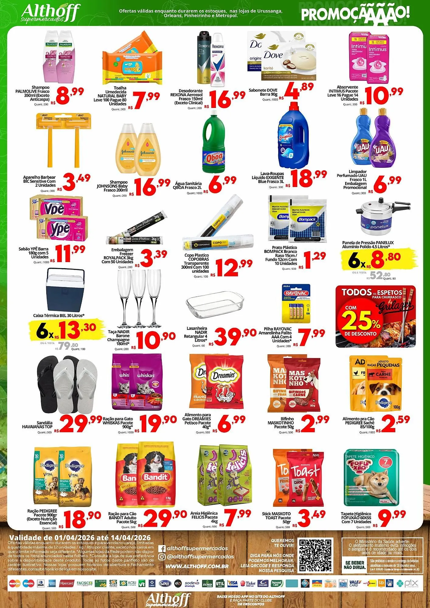 Encarte de Encarte Althoff Supermercados 1 de abril até 14 de abril 2026 - Pagina 5