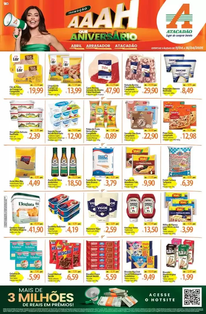 Encarte de Ofertas exclusivas e pechinchas 11 de abril até 16 de abril 2025 - Pagina 1