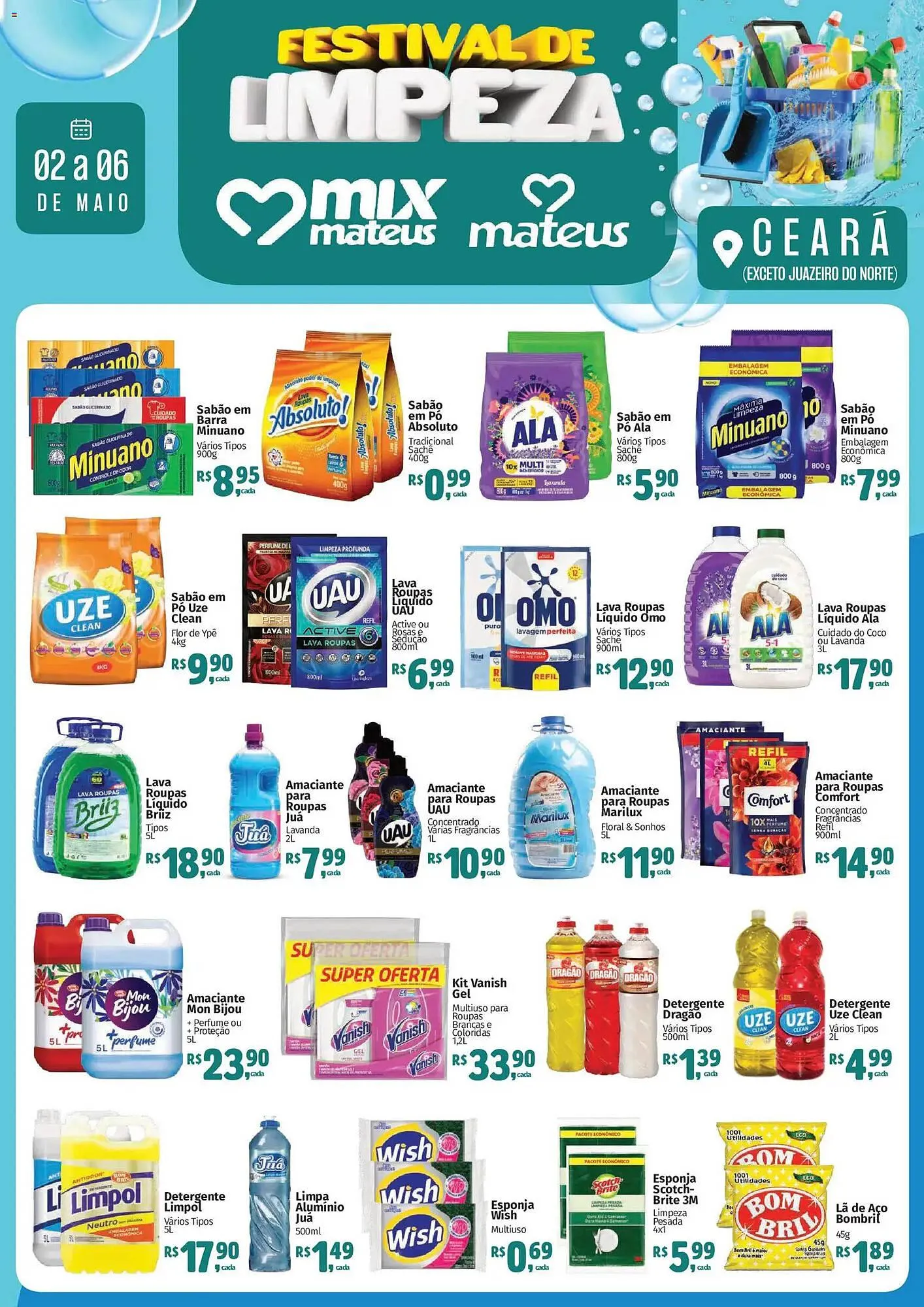 Encarte de Catálogo Supermercados Mateus 2 de maio até 6 de maio 2026 - Pagina 1