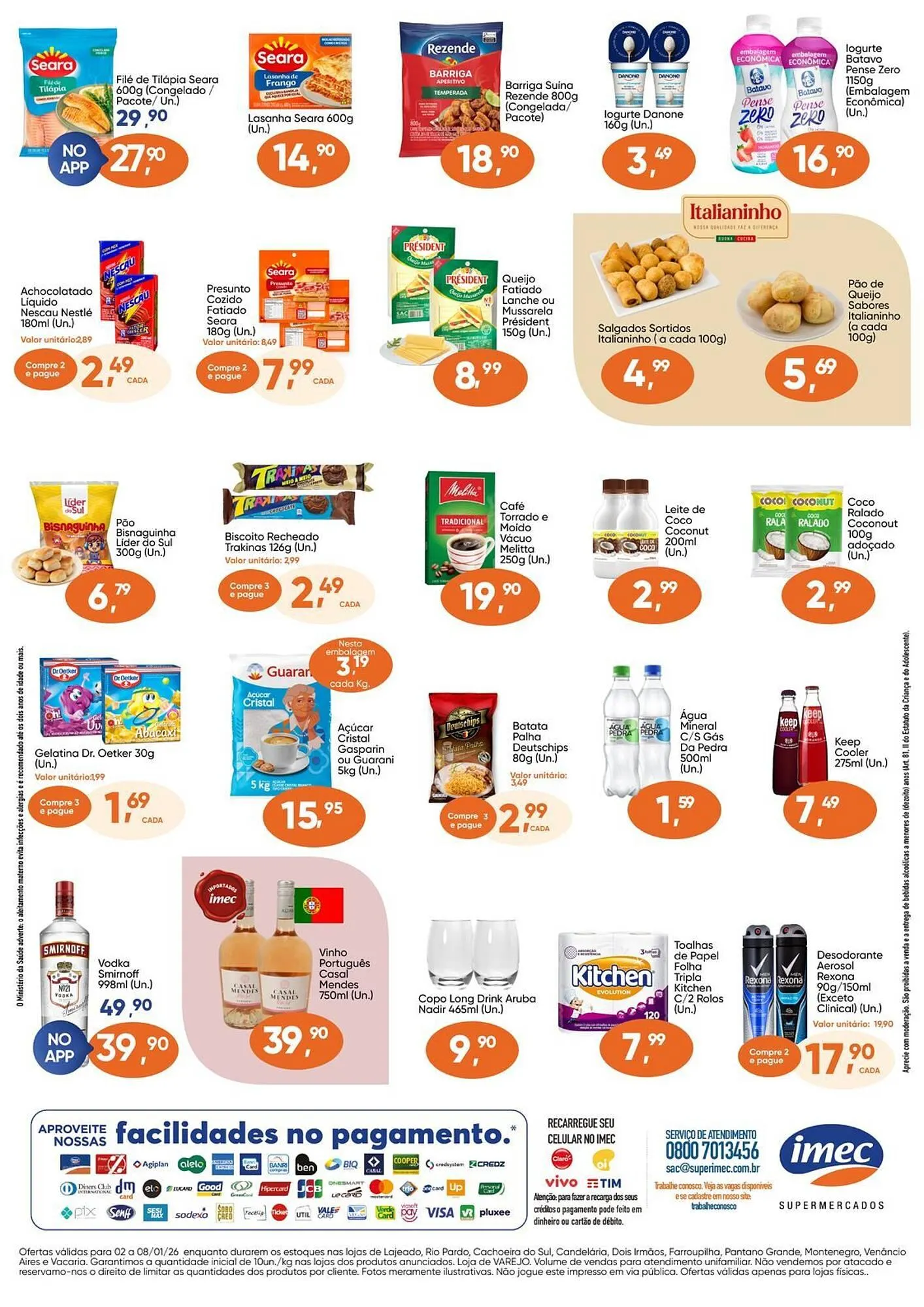 Encarte de Catálogo Imec Supermercados 2 de janeiro até 8 de janeiro 2026 - Pagina 2