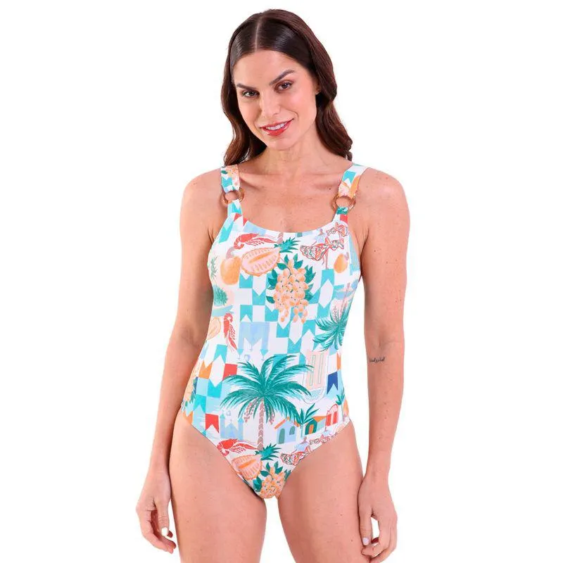 Maiô Bojo Removível Com Detalhe Nas Alças Reviver