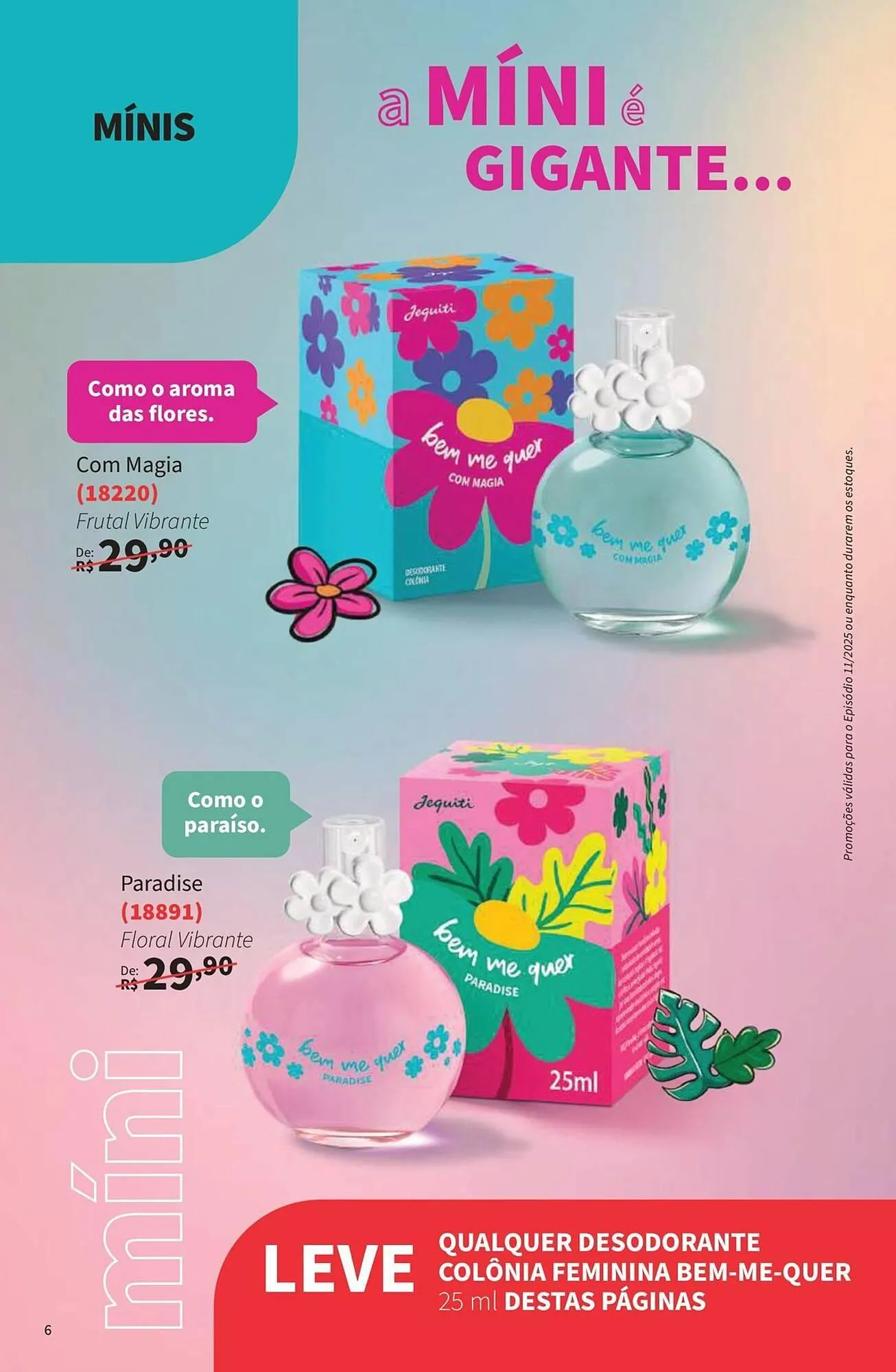 Encarte de Catálogo Jequiti 1 de novembro até 30 de novembro 2025 - Pagina 6