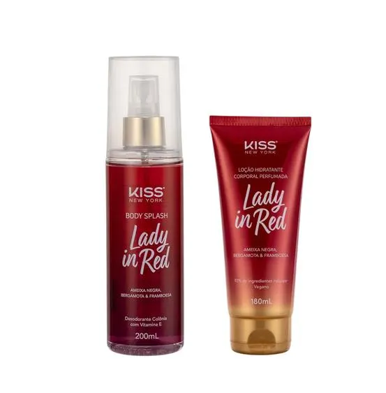 Kit KNY Lady In Red – Body Splash + Hidratante Corporal