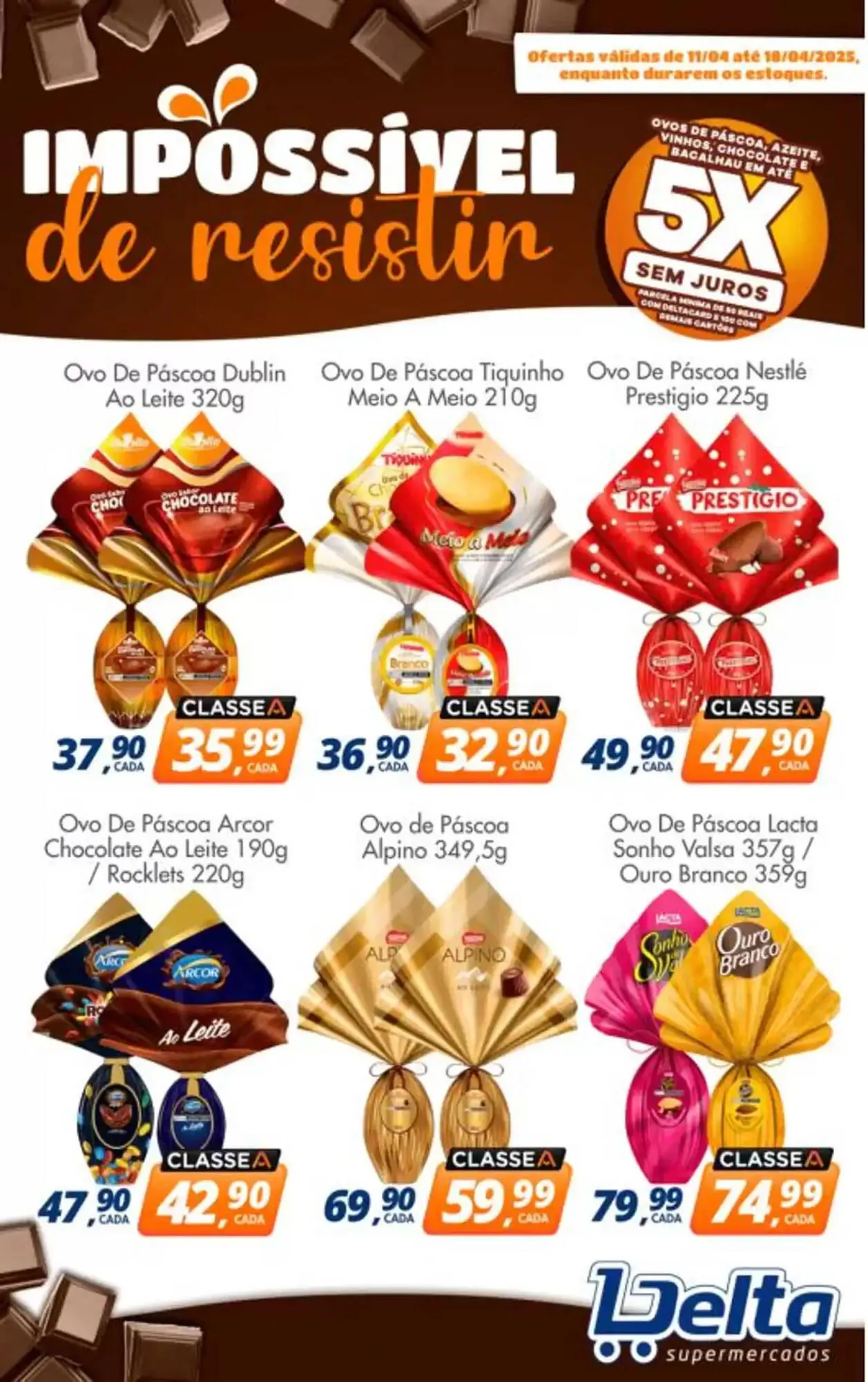 Encarte de Catálogo Delta Supermercados 11 de abril até 18 de abril 2025 - Pagina 1