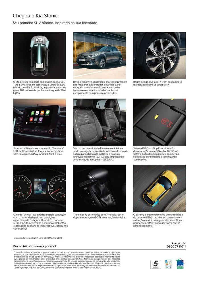 Encarte de KIA Stonic MHEV 21 de maio até 21 de maio 2025 - Pagina 2