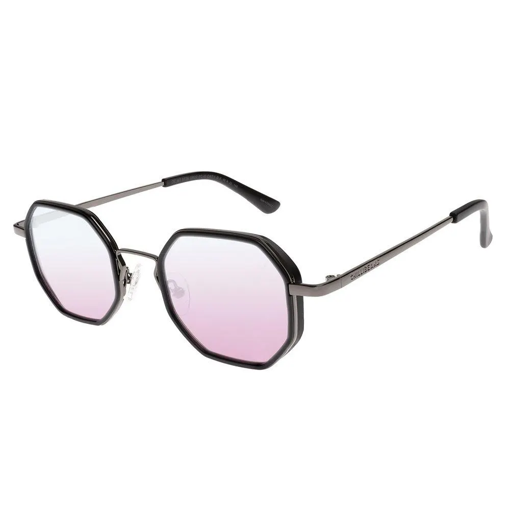 Óculos De Sol Unissex Chilli Beans Octogonal Ônix - OC.MT.3729.0822