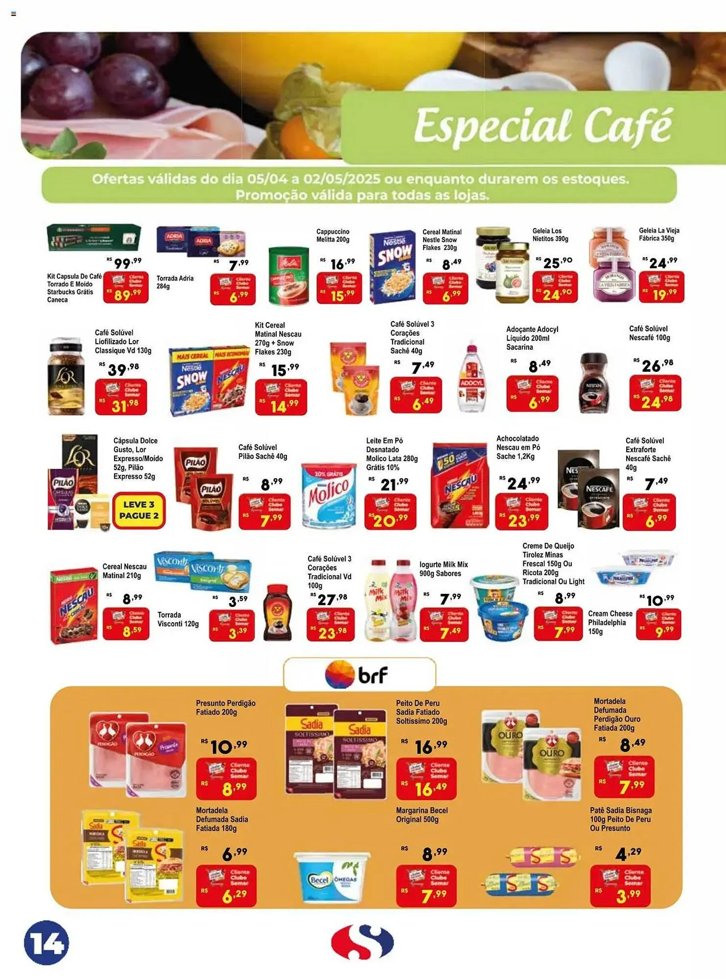 Encarte de Catálogo Semar Supermercado 5 de abril até 2 de maio 2025 - Pagina 14