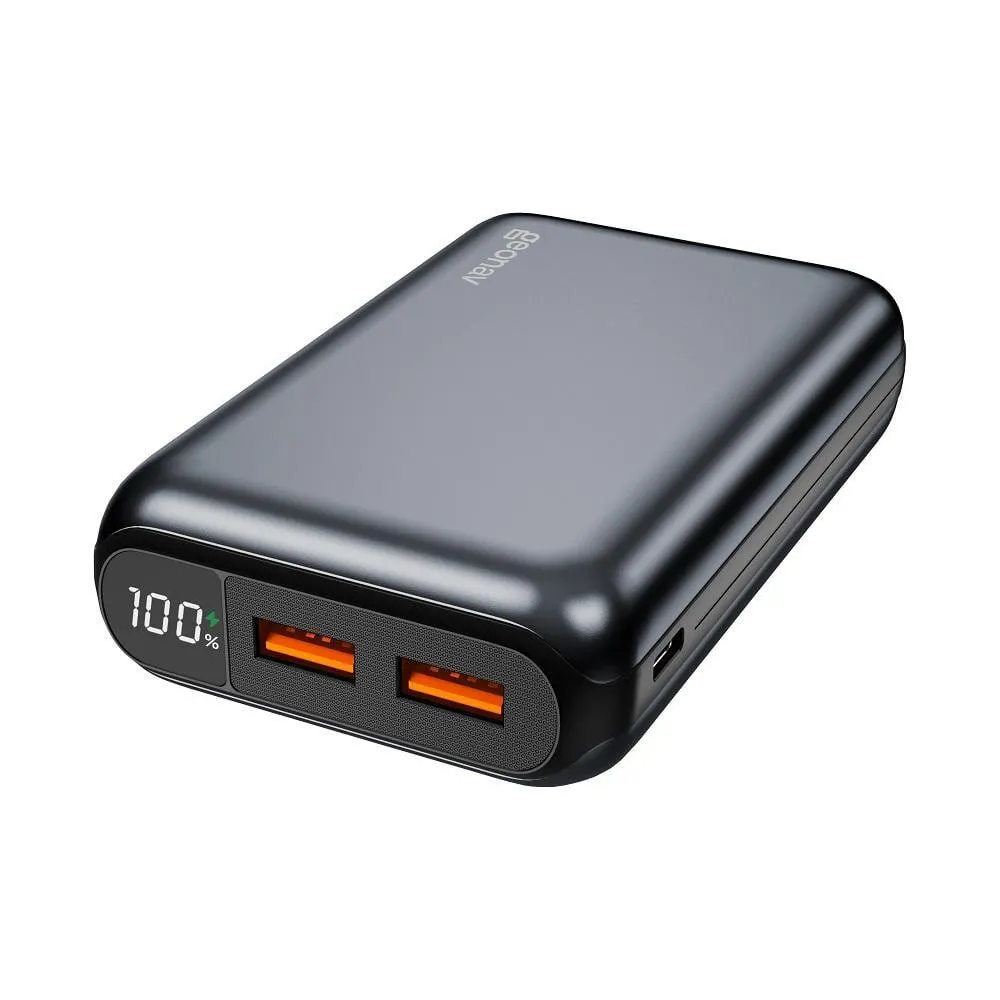Carregador USB Portatil 20000mAh, Cinza Espacial, PB20K20WSG, GEONAV