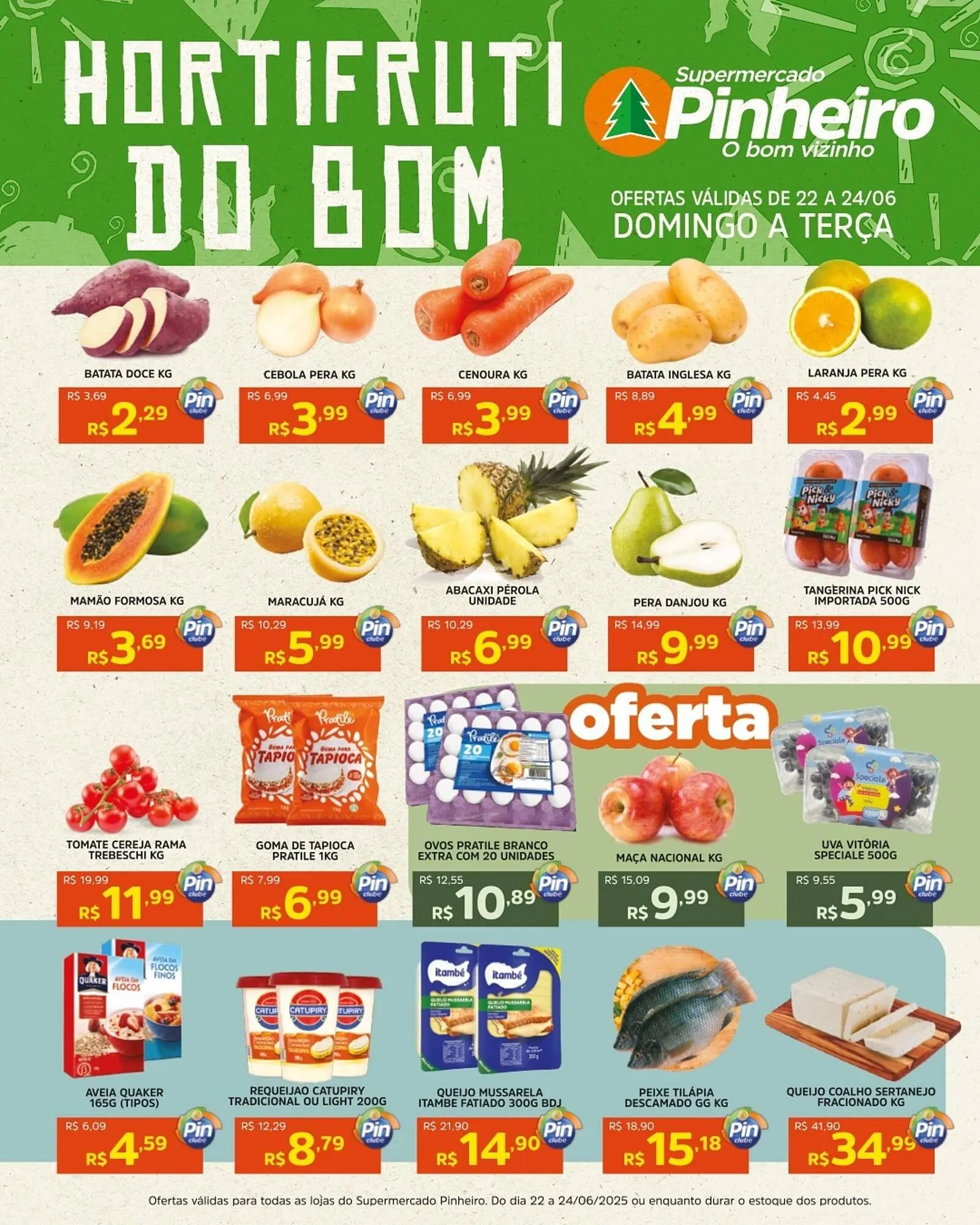 Encarte de Catálogo Pinheiro Supermercado 22 de junho até 24 de junho 2025 - Pagina 2
