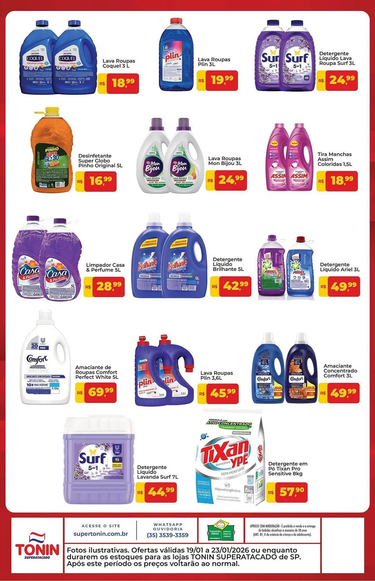 Encarte de Catálogo Tonin Superatacado 19 de janeiro até 23 de janeiro 2026 - Pagina 3