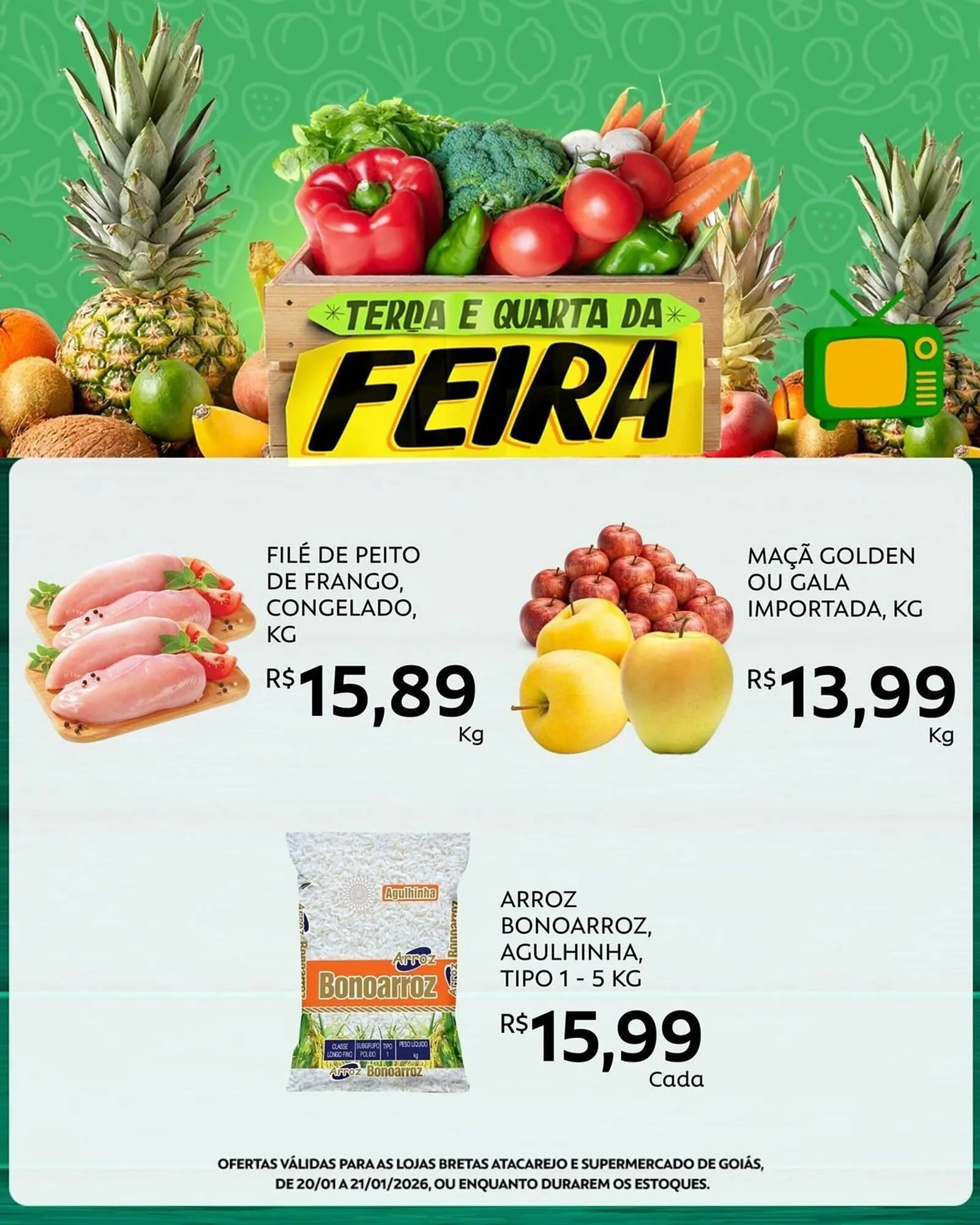 Encarte de Catálogo Supermercados Bretas 20 de janeiro até 21 de janeiro 2026 - Pagina 7
