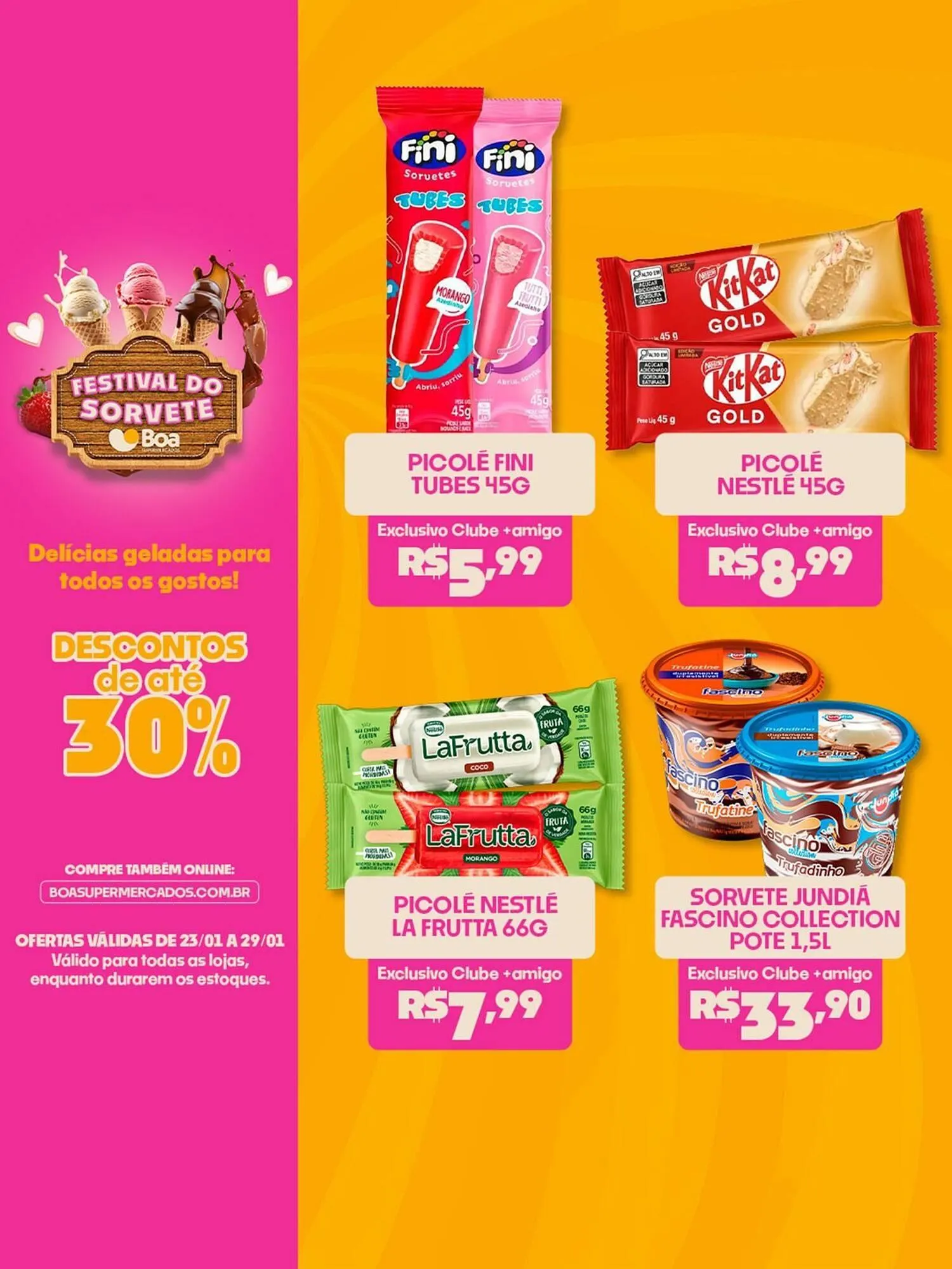 Encarte de Tabloide Boa Supermercados 23 de janeiro até 29 de janeiro 2026 - Pagina 9