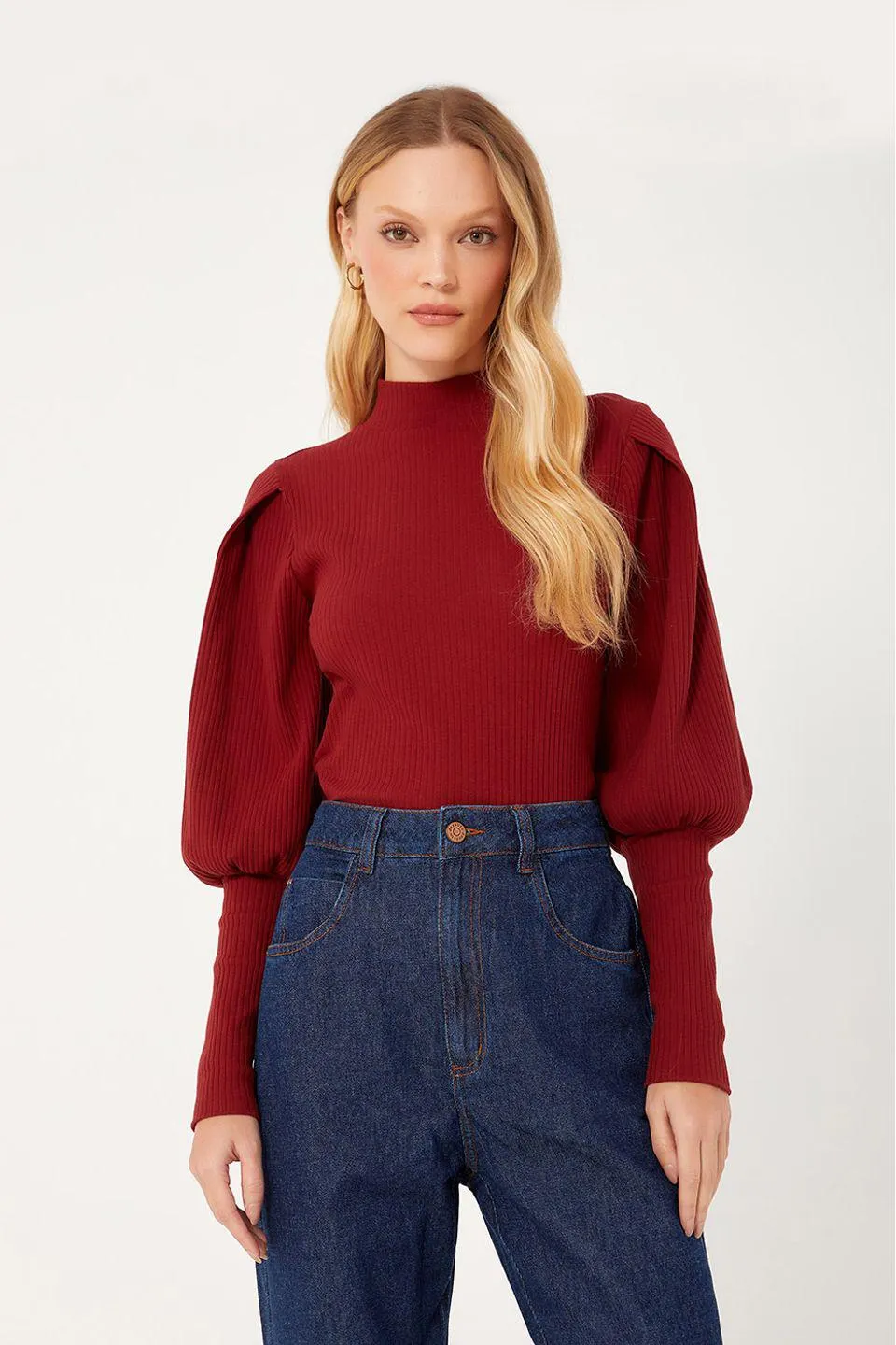 Blusa Power Manga Bufante