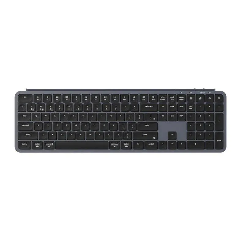 Teclado Gamer Keychron B6 Pro Ultra-Slim, Wireless, Preto, B6P-K1
