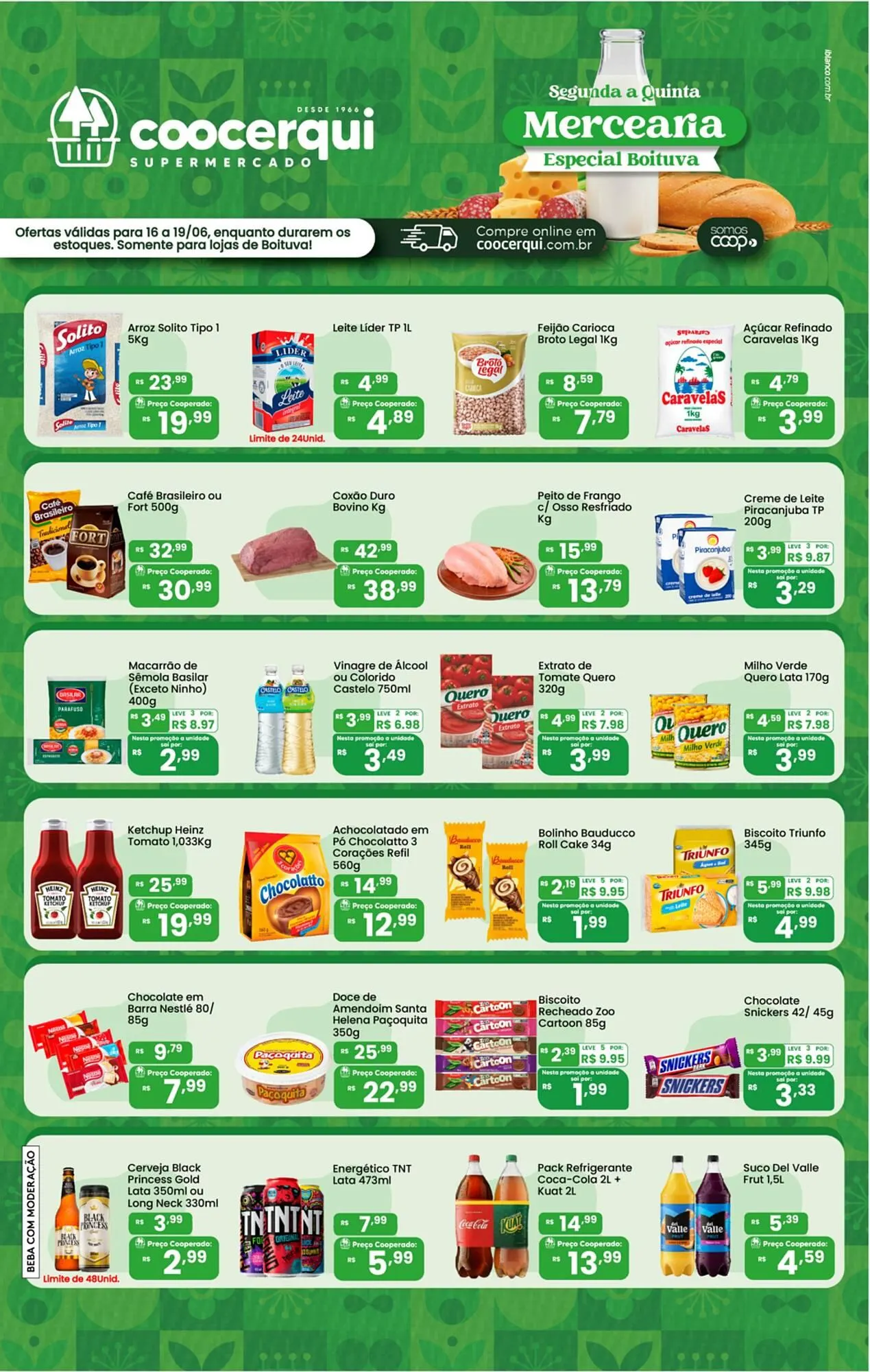 Encarte de Catálogo Coocerqui 16 de junho até 19 de junho 2025 - Pagina 1