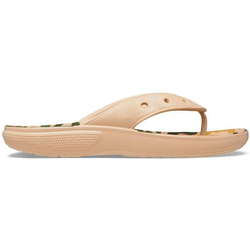 Chinelo Crocs Classic Flip Printed Camo CHAI/CAMO