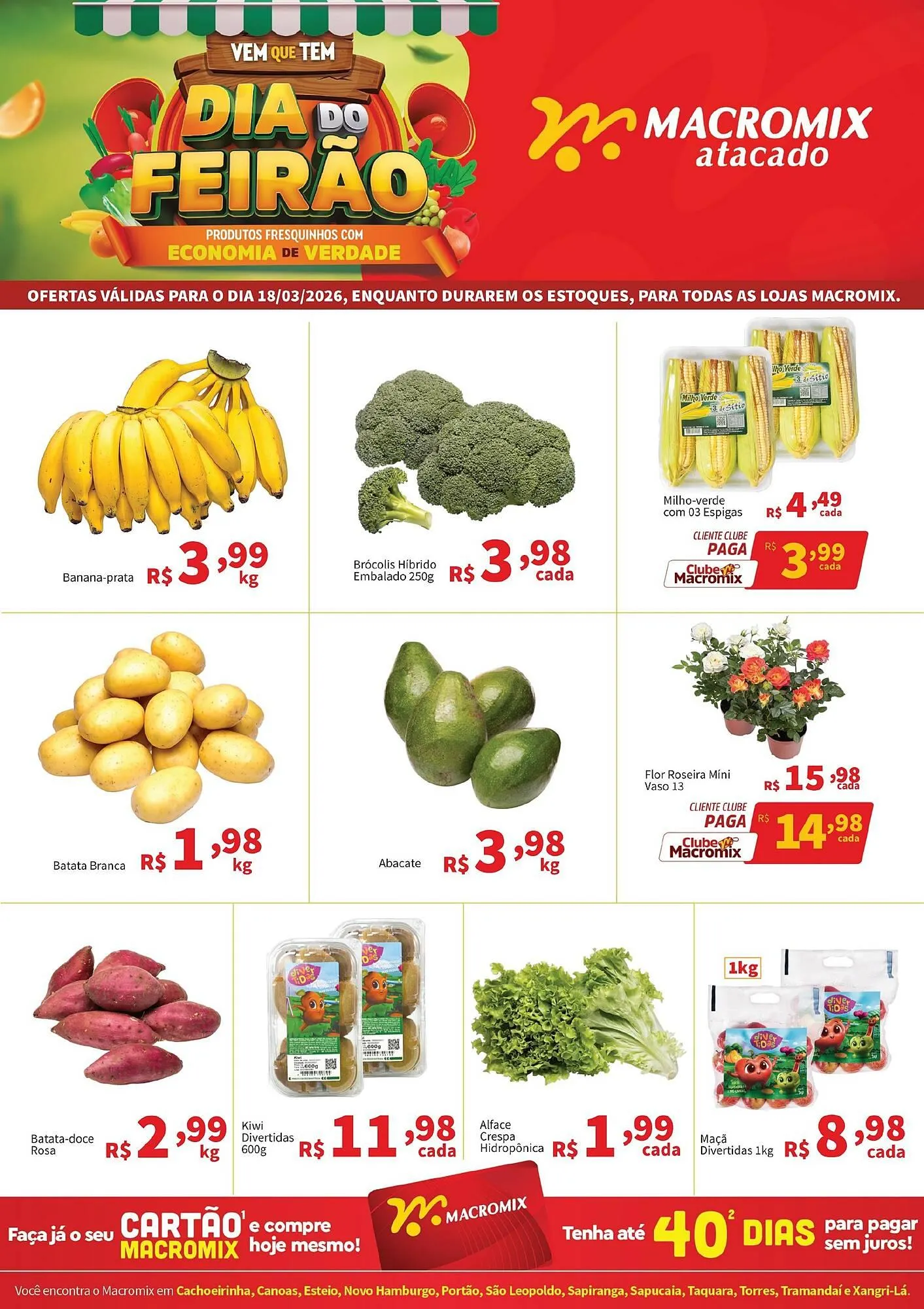 Encarte de Catálogo Macromix Atacado 18 de março até 18 de março 2026 - Pagina 1