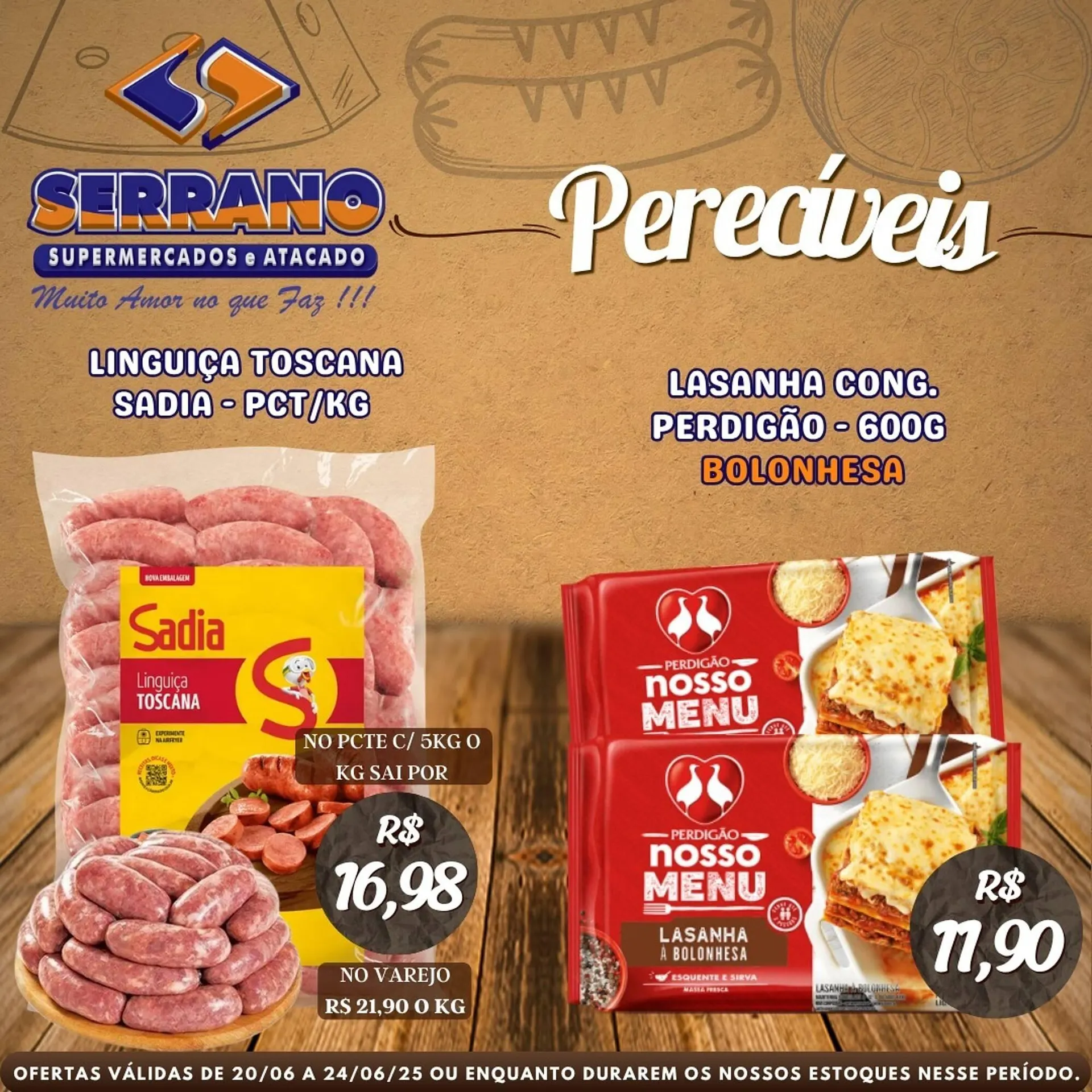 Encarte de Catálogo Serrano Supermercado 22 de junho até 24 de junho 2025 - Pagina 4