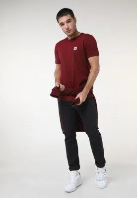 Camiseta Hang Loose Logomini Bordô