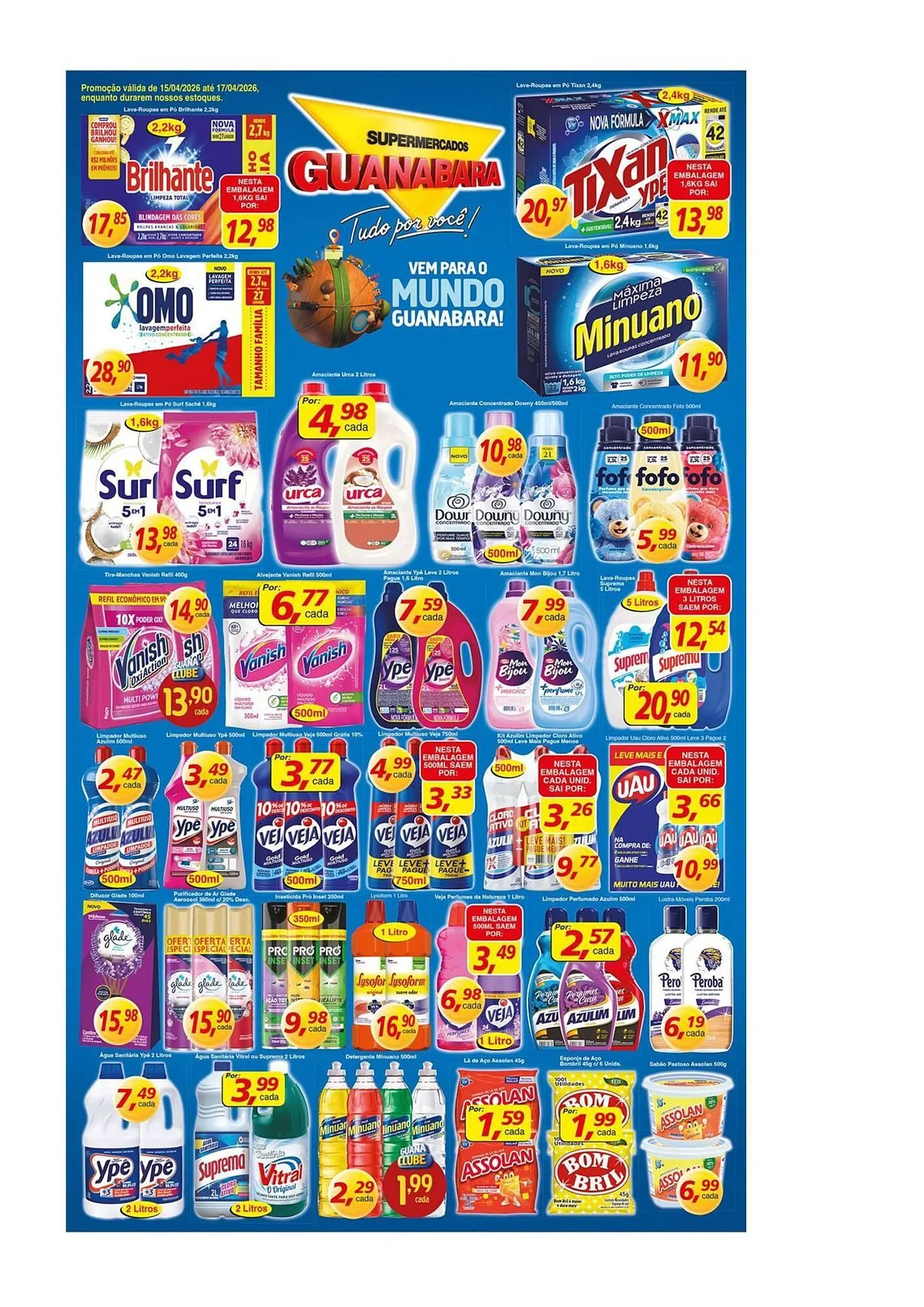 Encarte de Encarte Supermercados Guanabara 15 de abril até 17 de abril 2026 - Pagina 11