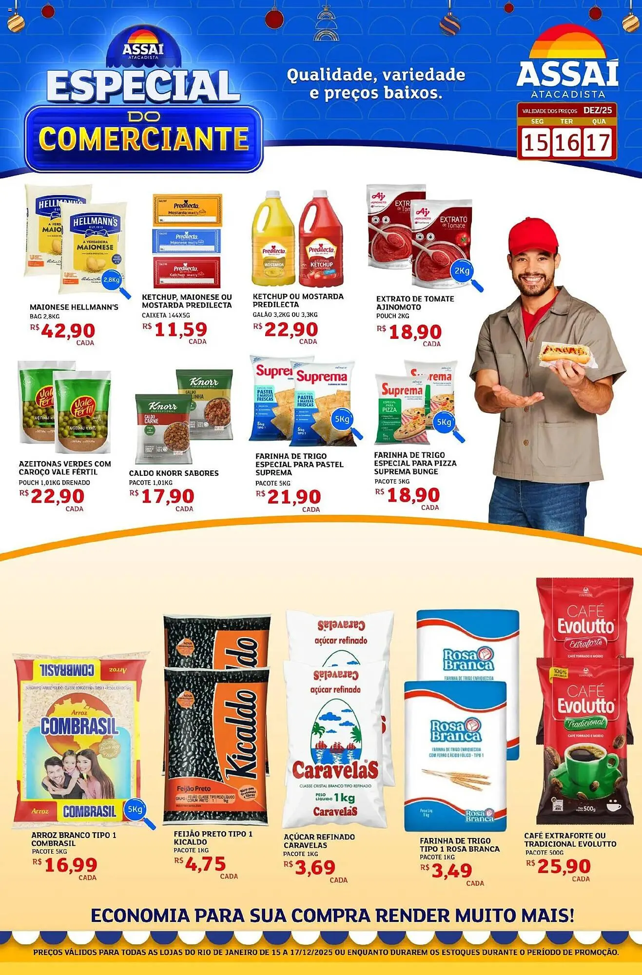 Encarte de Encarte Assaí Atacadista 15 de dezembro até 17 de dezembro 2025 - Pagina 1