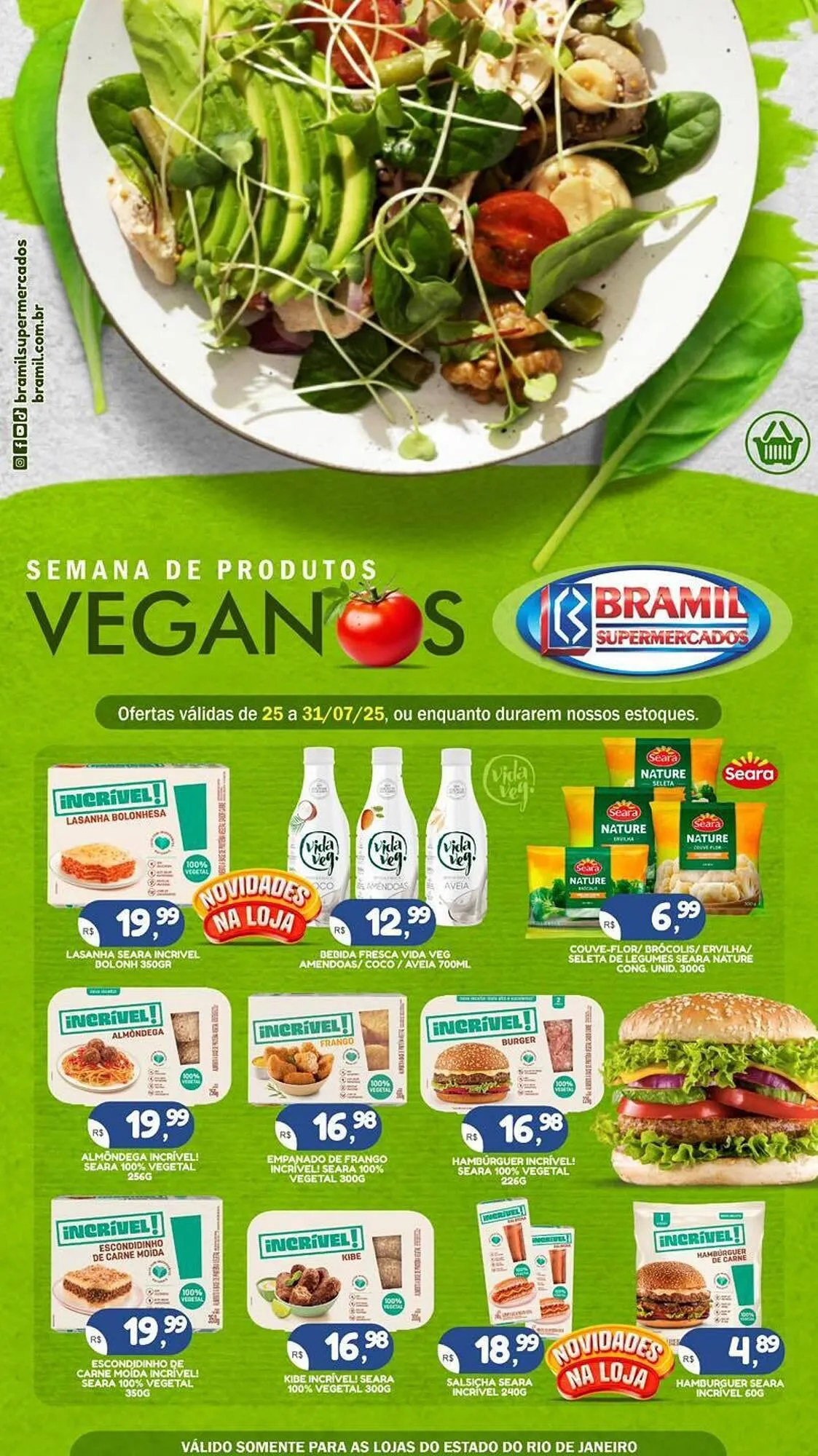 Encarte de Catálogo Bramil Supermercados 26 de julho até 31 de julho 2025 - Pagina 1