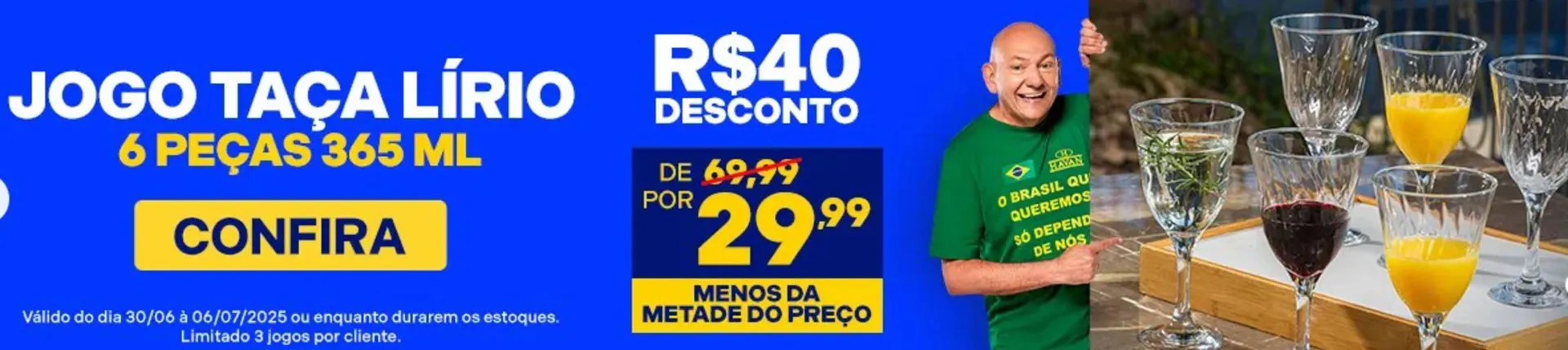 Encarte de Catálogo Lojas Havan 1 de julho até 6 de julho 2025 - Pagina 1