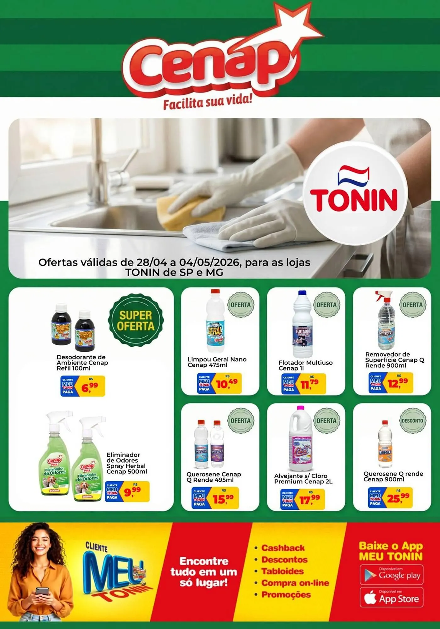 Encarte de Catálogo Tonin Superatacado 28 de abril até 4 de maio 2026 - Pagina 1