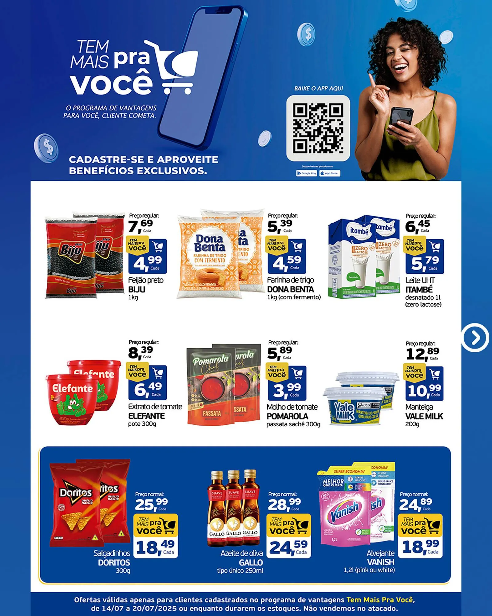 Encarte de Catálogo Cometa Supermercados 15 de julho até 20 de julho 2025 - Pagina 2