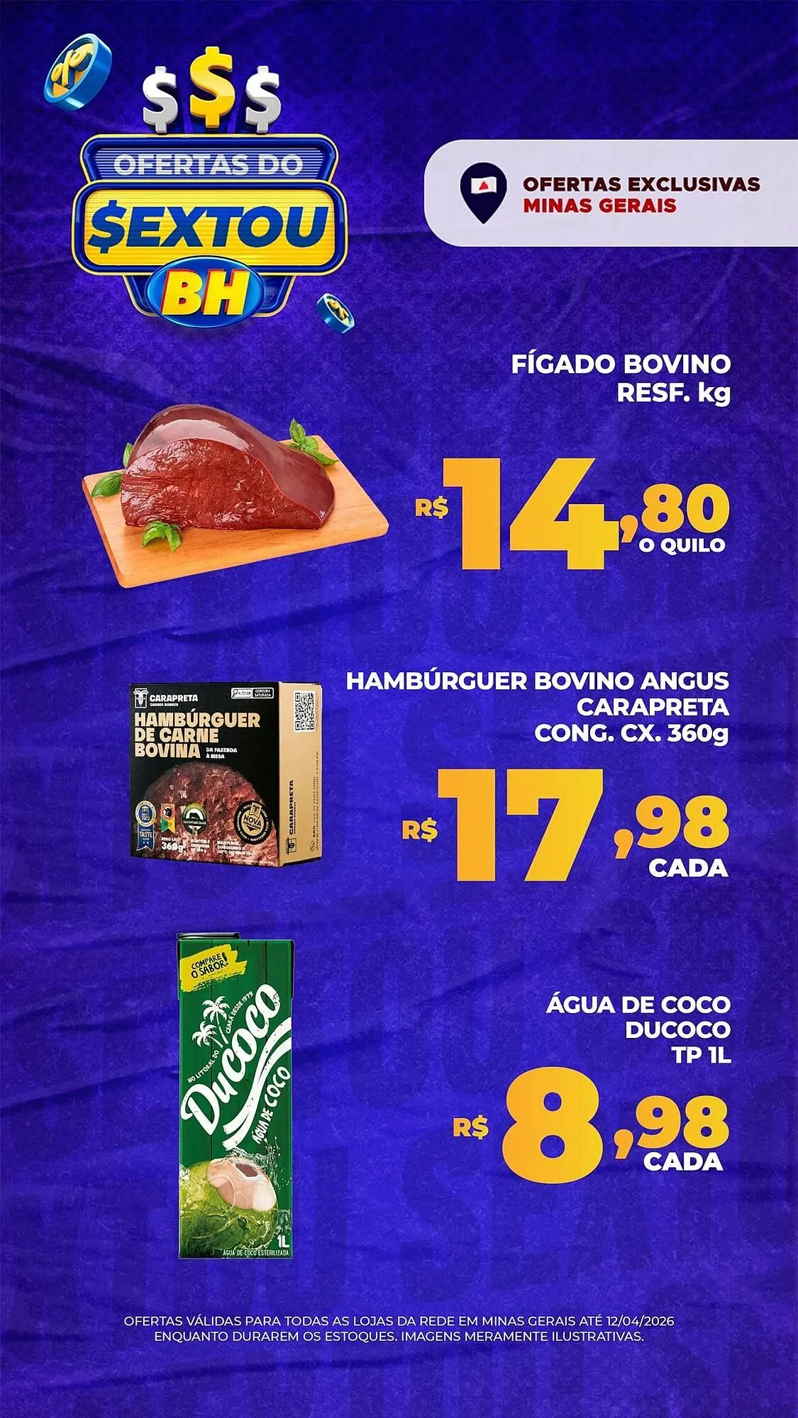 Encarte de Folheto Supermercados BH 11 de abril até 12 de abril 2026 - Pagina 2