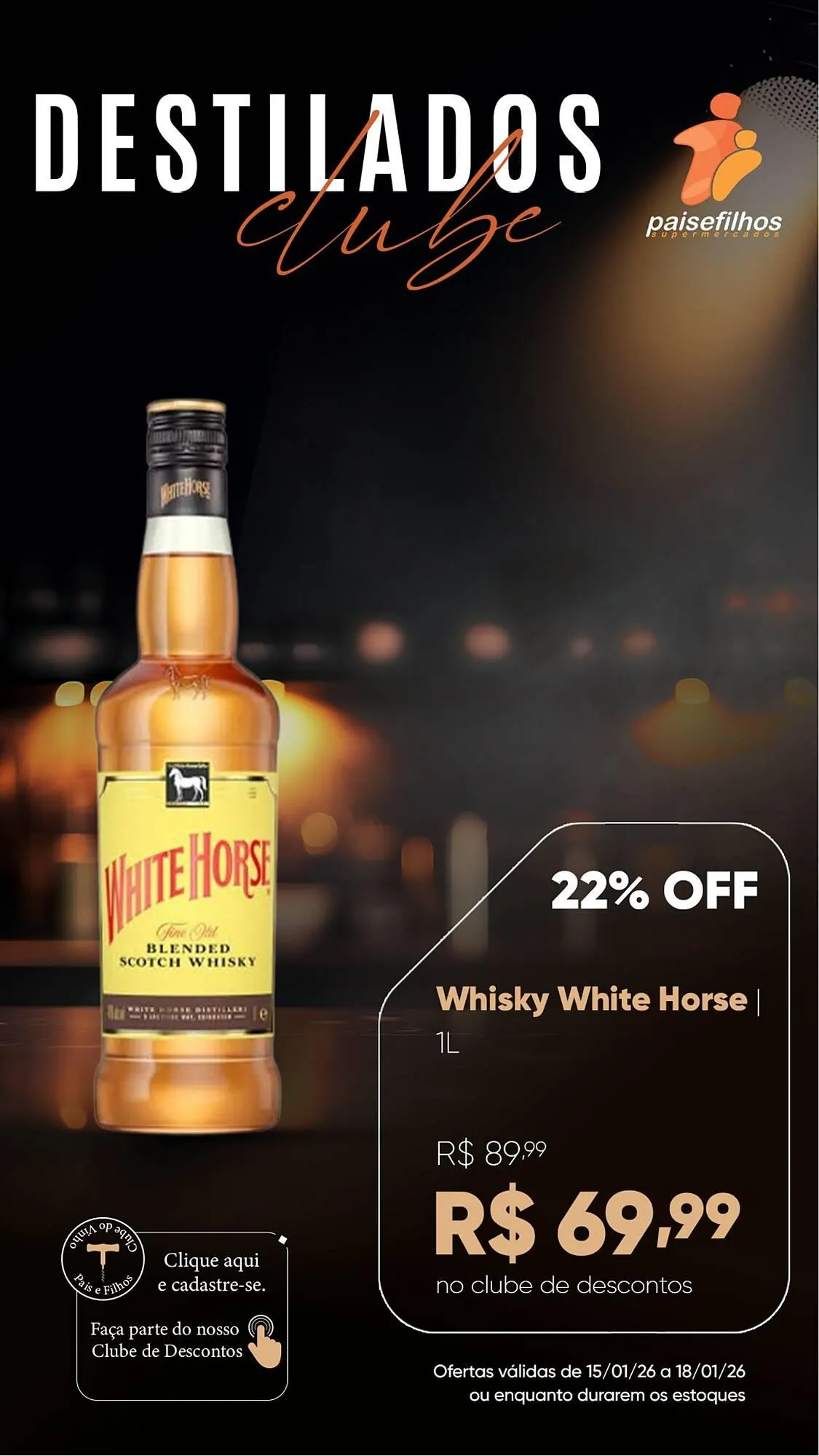 Encarte de Catálogo Pais e Filhos Supermercados 15 de janeiro até 18 de janeiro 2026 - Pagina 1