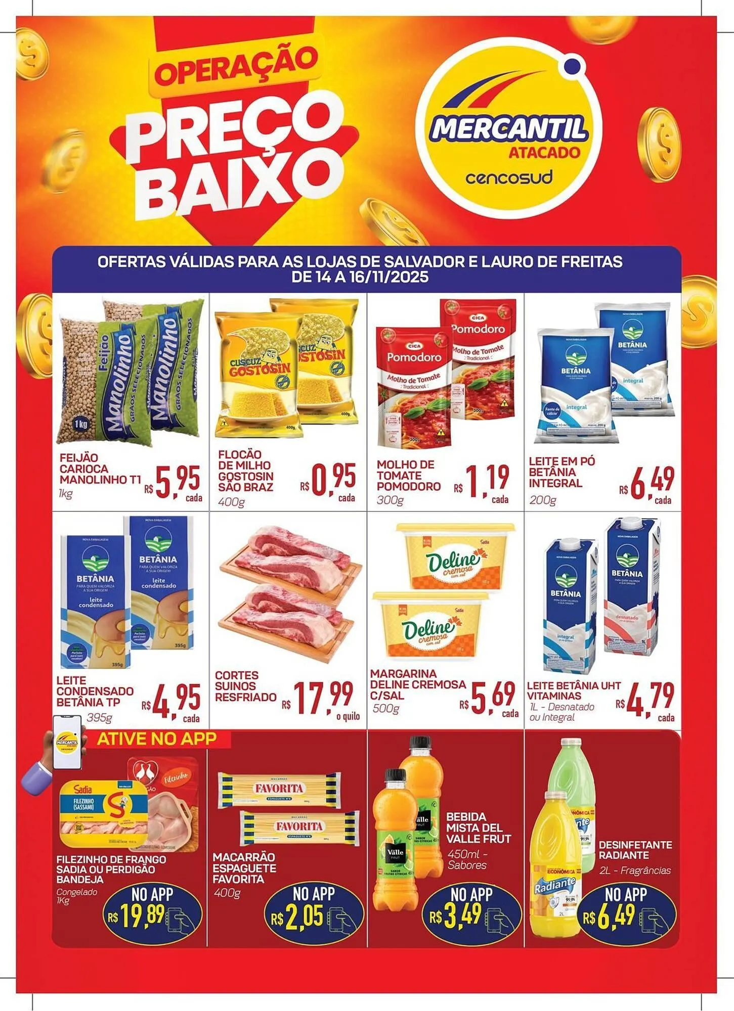 Encarte de Folheto Mercantil Rodrigues 14 de novembro até 16 de novembro 2025 - Pagina 1