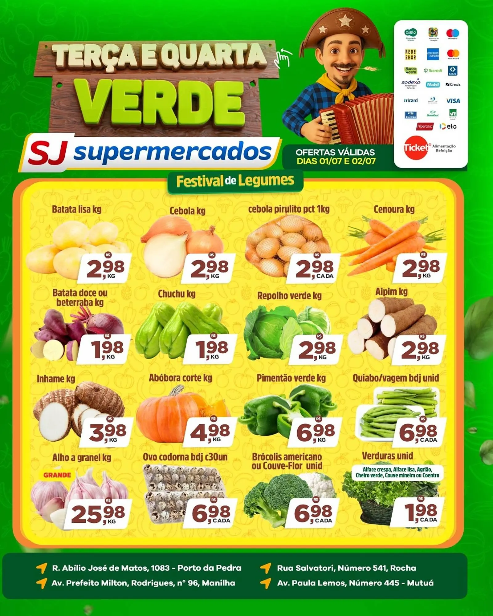 Encarte de Catálogo Sj Supermercados 1 de julho até 2 de julho 2025 - Pagina 2
