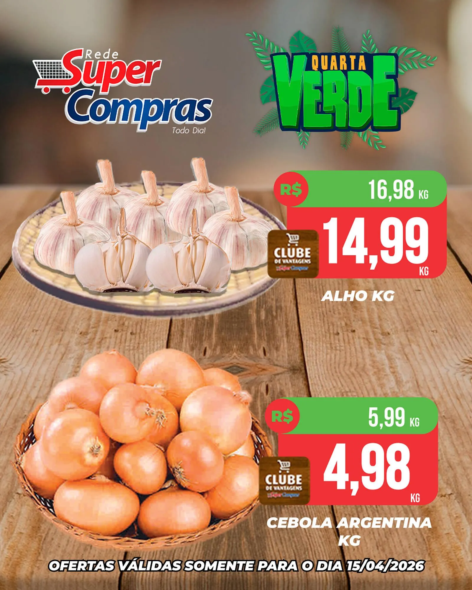 Encarte de Encarte Rede Super Compras 15 de abril até 15 de abril 2026 - Pagina 1