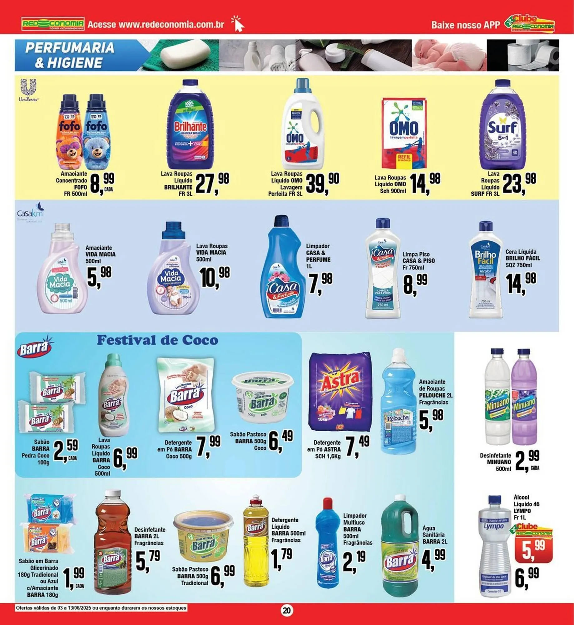 Encarte de Catálogo Rede Economia 6 de junho até 8 de junho 2025 - Pagina 20