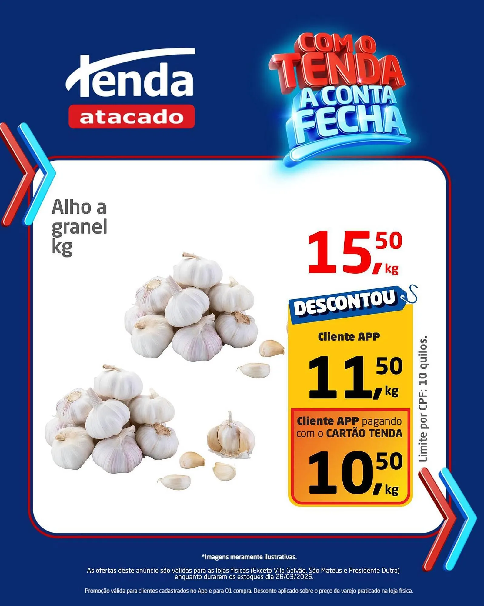 Encarte de Folheto Tenda Atacado 26 de março até 26 de março 2026 - Pagina 1