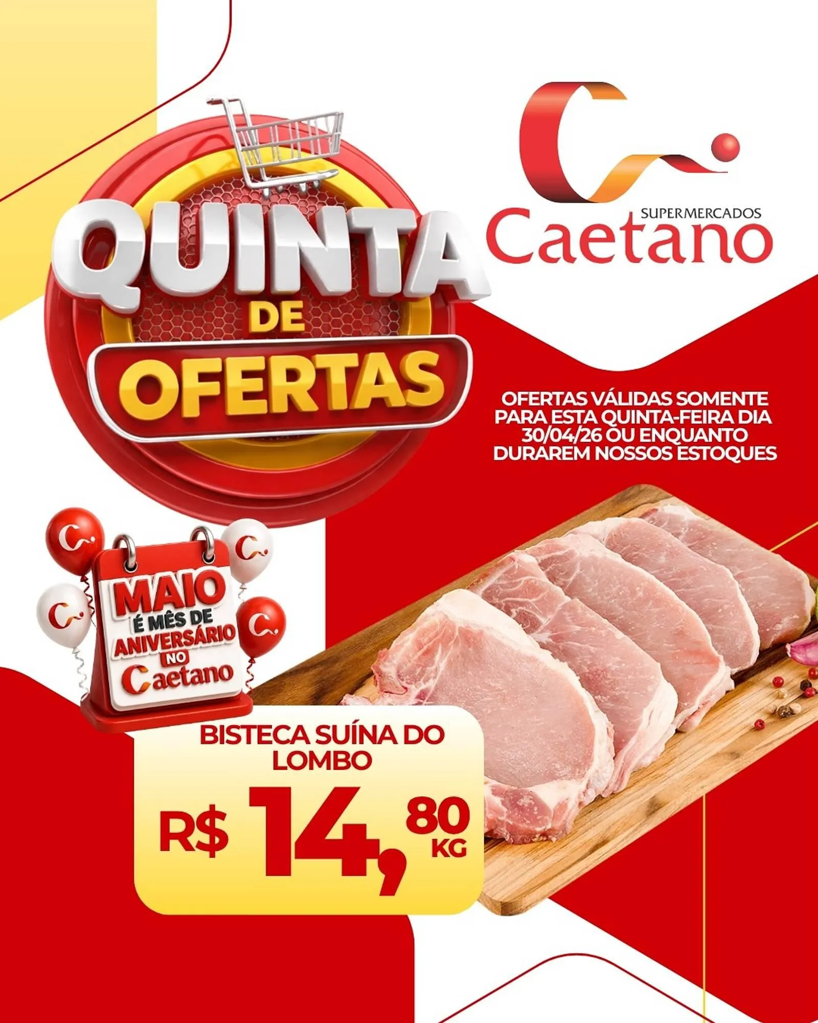 Encarte de Catálogo Supermercados Caetano 30 de abril até 30 de abril 2026 - Pagina 4