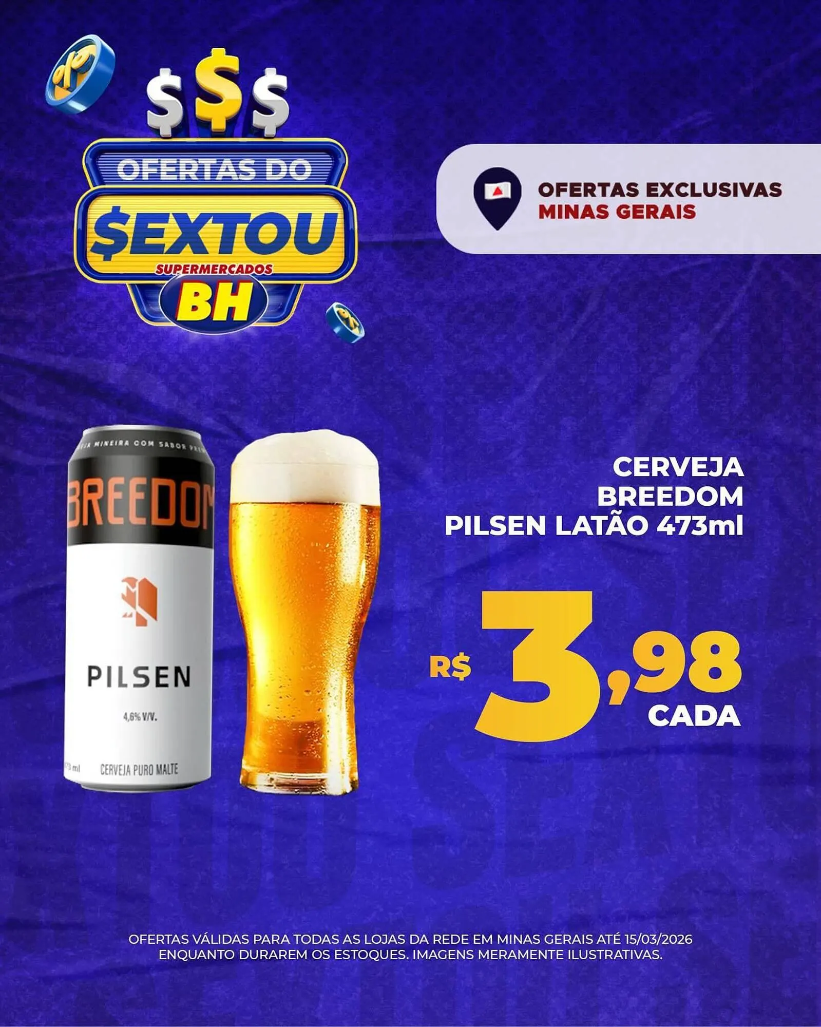 Encarte de Folheto Supermercados BH 13 de março até 15 de março 2026 - Pagina 2