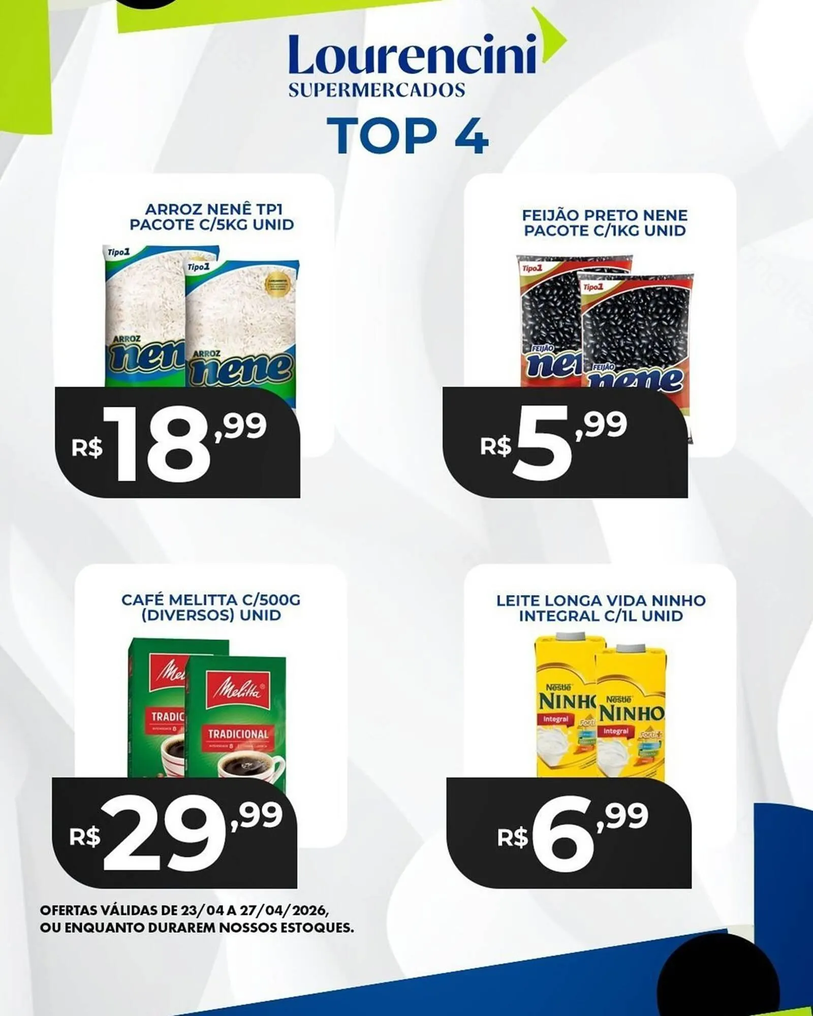 Encarte de Catálogo Lourencini Supermercados 23 de abril até 27 de abril 2026 - Pagina 4