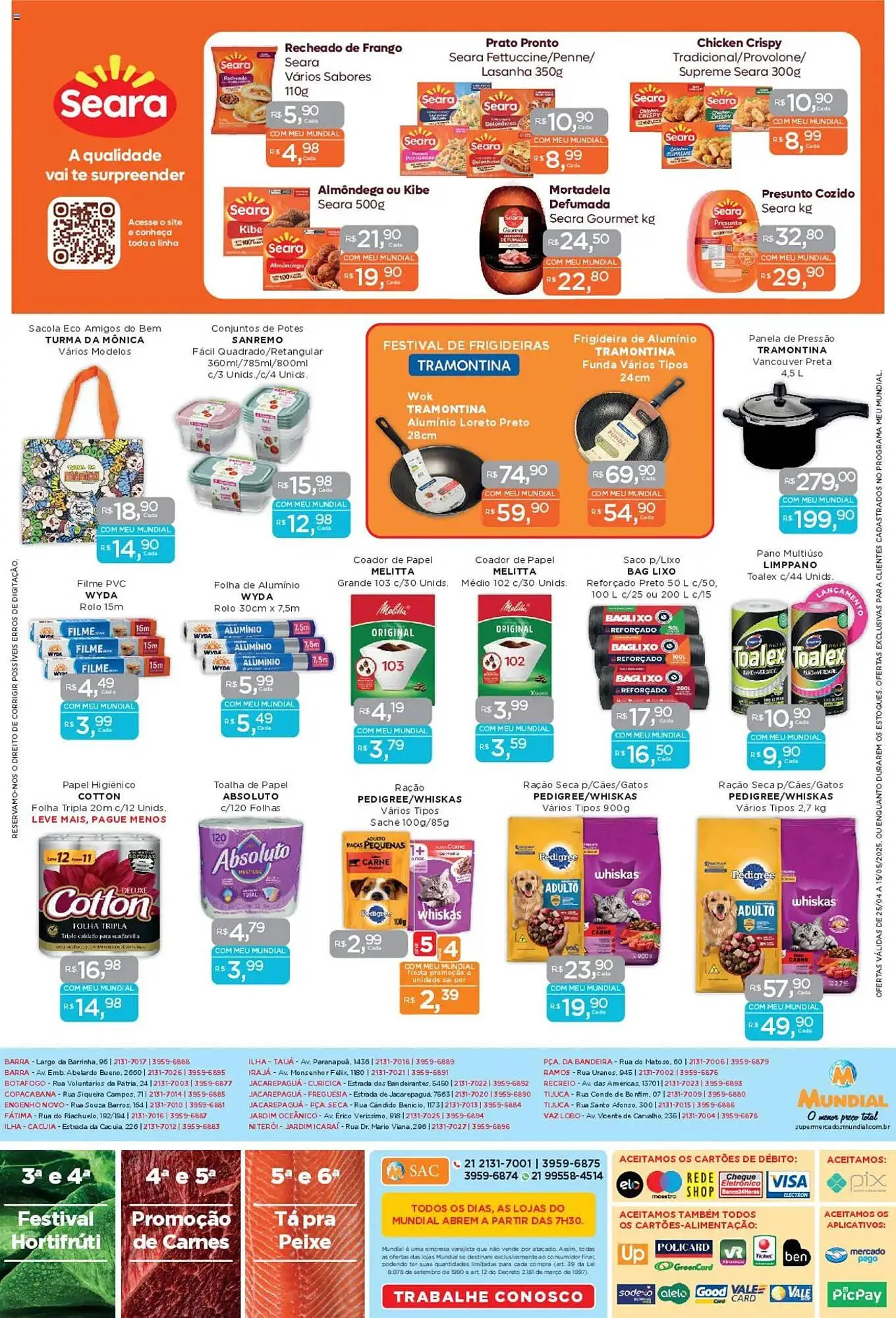 Encarte de Catálogo Supermercados Mundial 25 de abril até 15 de maio 2025 - Pagina 12