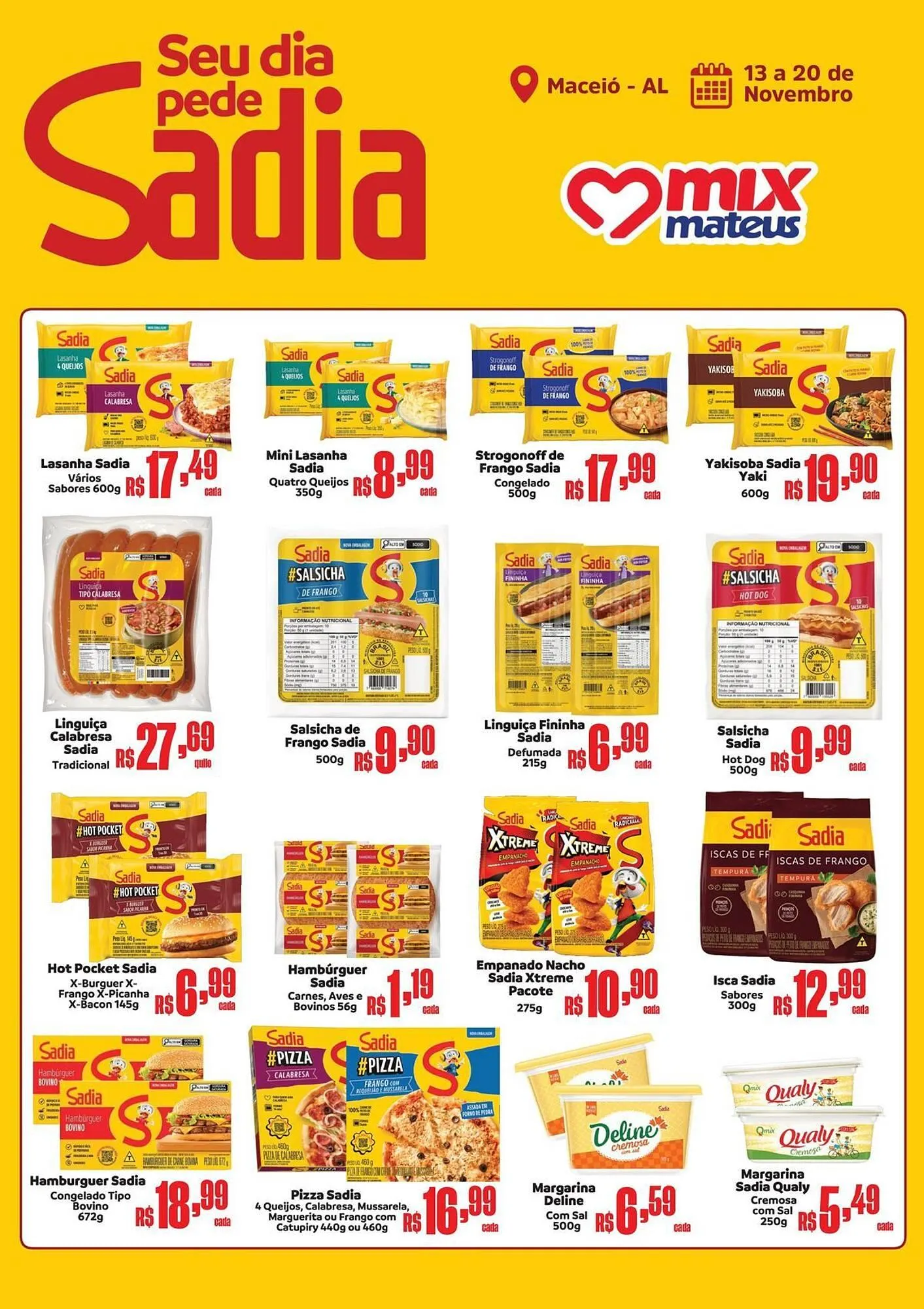 Encarte de Catálogo Supermercados Mateus 13 de novembro até 20 de novembro 2025 - Pagina 1