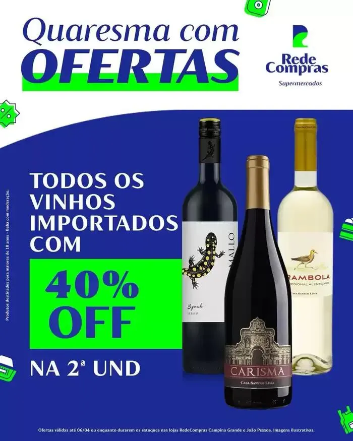Encarte de Encarte Rede Compras 8 de abril até 30 de abril 2025 - Pagina 2